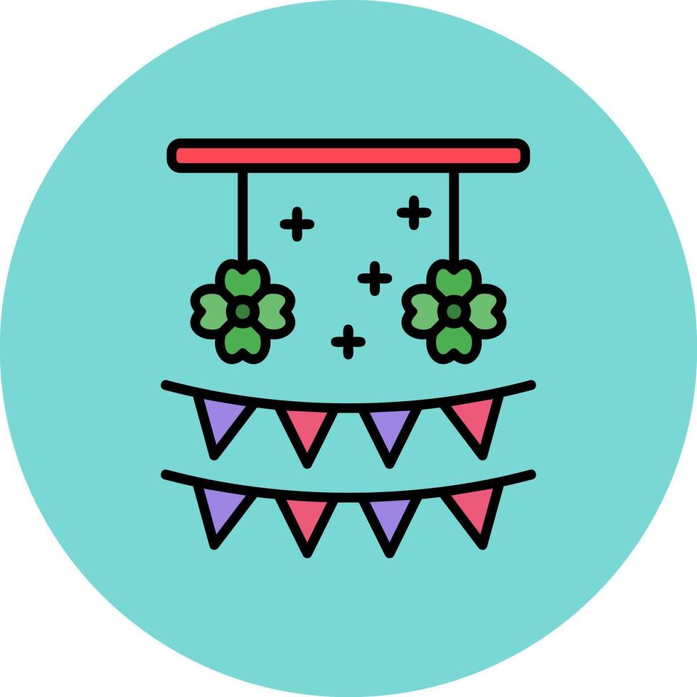 Garland Soft Pixel Texture vector