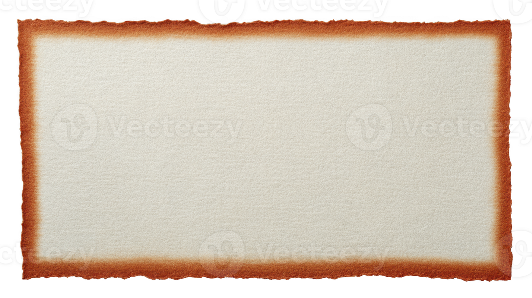 Aged paper torn edge vintage textured blank border old empty background document Aged paper with torn edge and vintage textured surface blank and empty with brown border ideal for backgrounds png