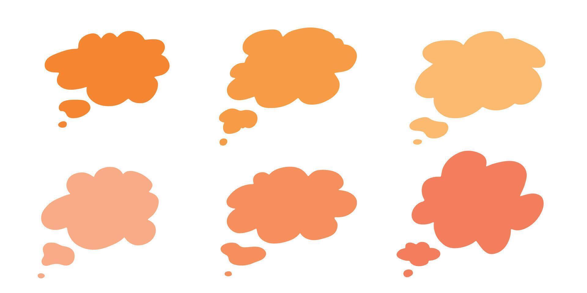 balloon frame chatting Set of hand drawn speech bubble Blank empty message box Textbox frame for banners, price tags, stickers, design vector