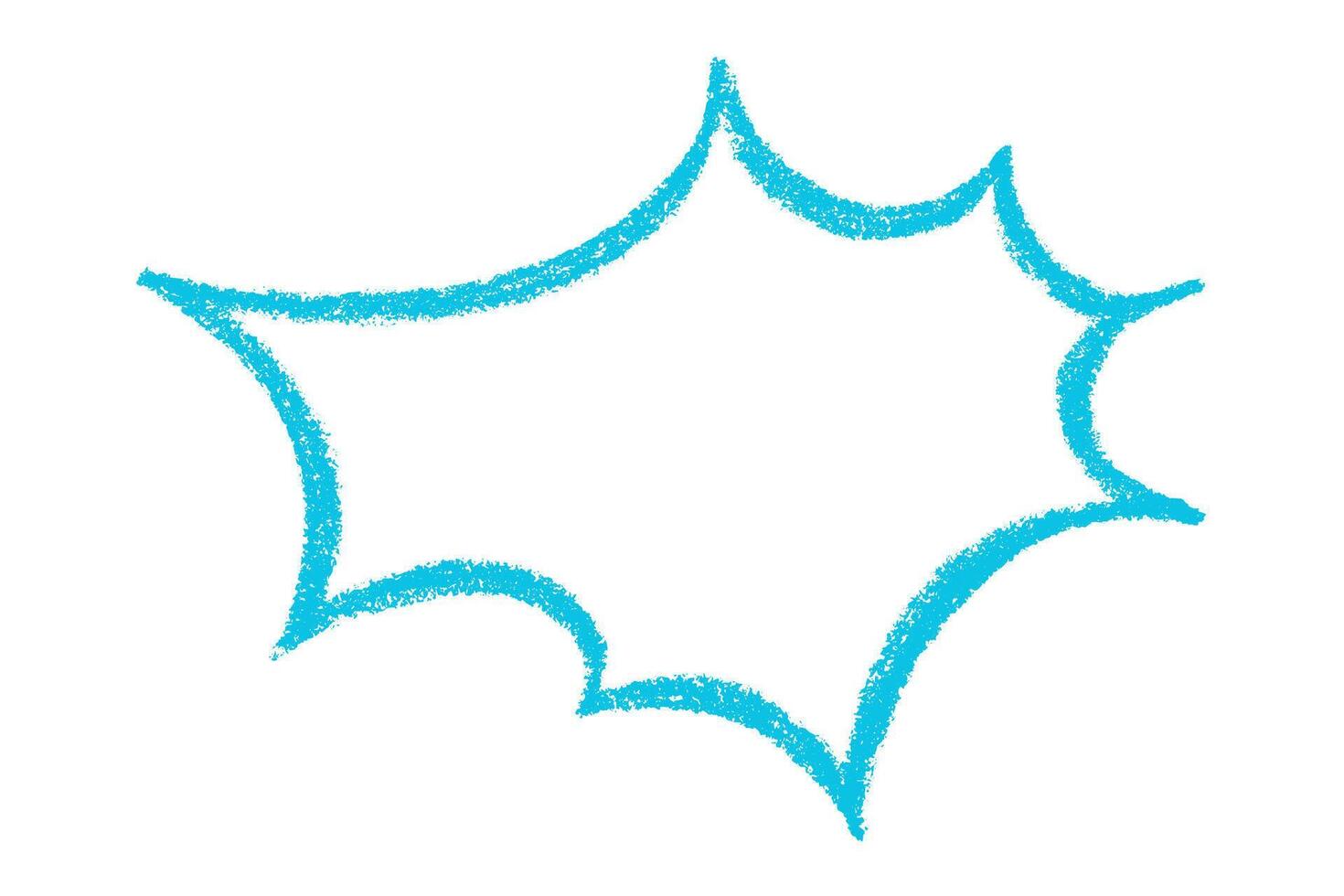 Hand drawn speech bubble Blank empty message box Textbox frame for banners, price tags, stickers, design talk frame textbox vector