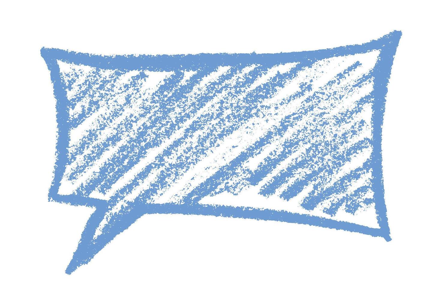 talk frame cloud Hand drawn speech bubble Blank empty message box Textbox frame for banners, price tags, stickers, design vector