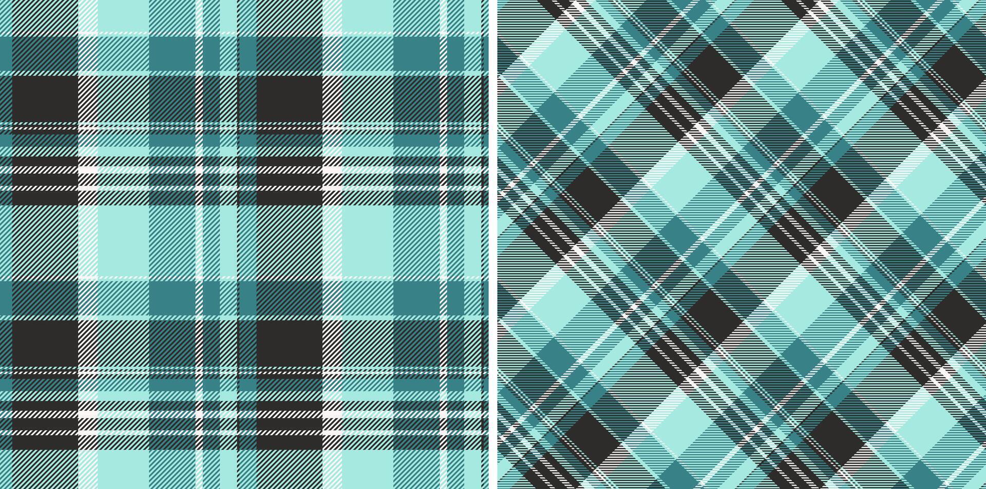 Textile pattern check of tartan seamless texture with a fabric plaid background. Set in space colors. Scrapbook ideas for creative projects. vector