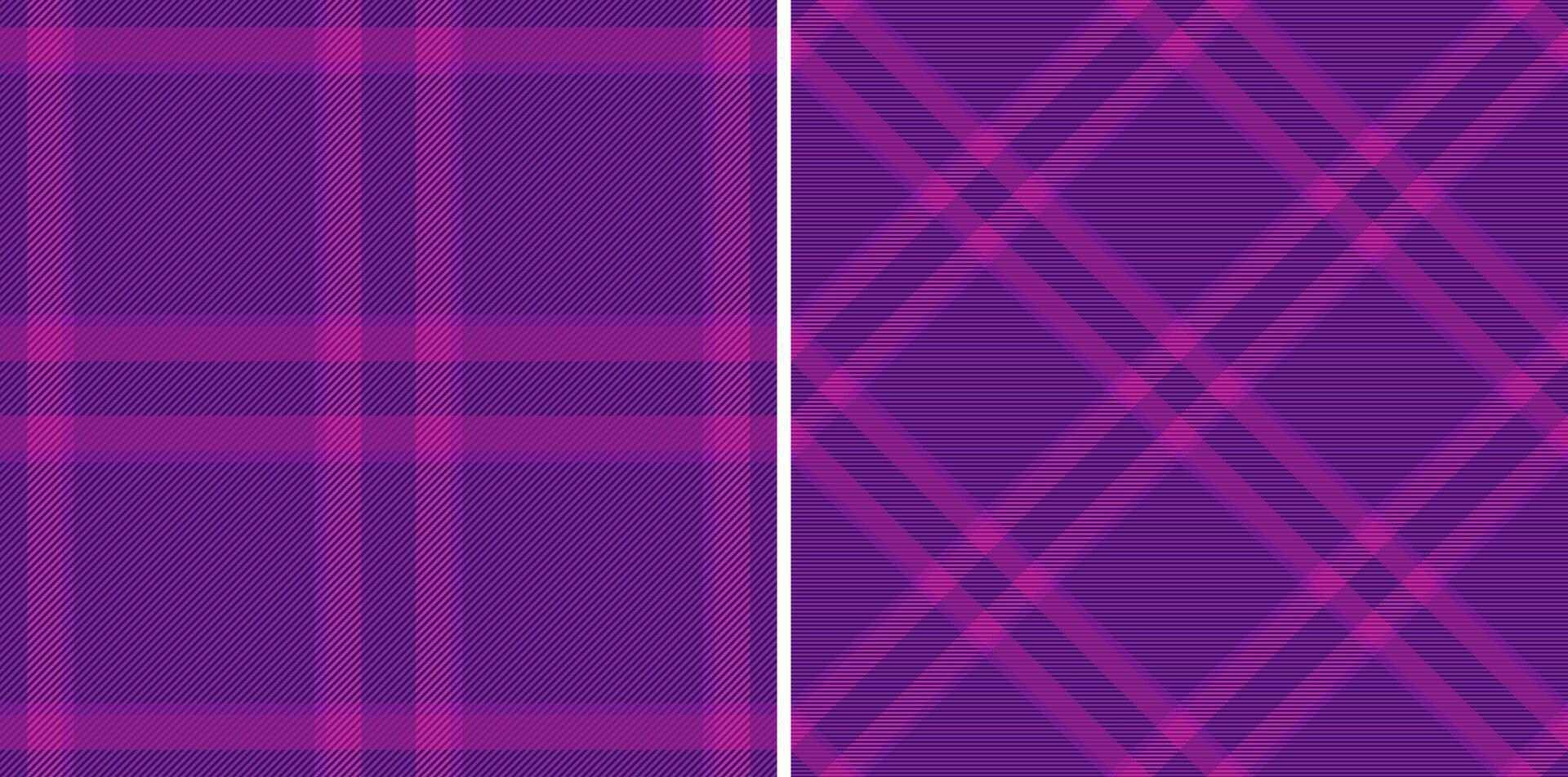 Textile background tartan of plaid fabric with a seamless pattern texture check. Set in dark colors. Picture frame ideas. vector