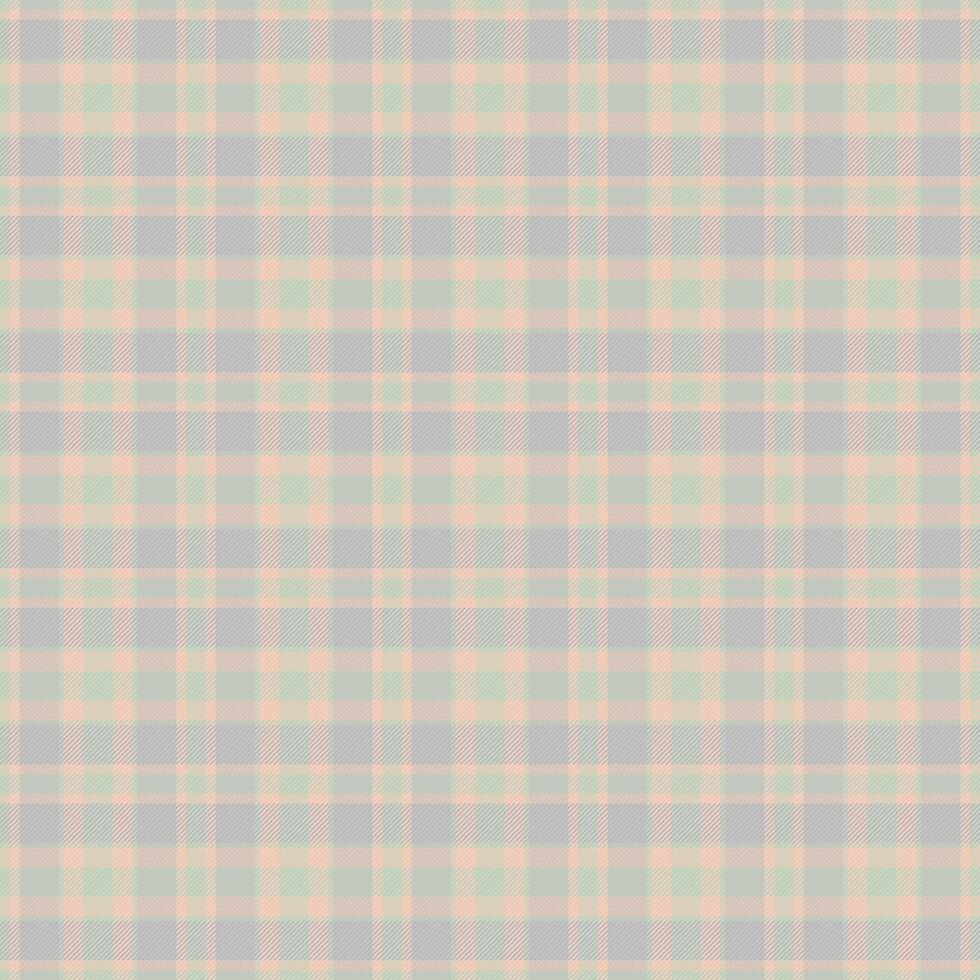 Artistic tartan seamless texture, grey textile background plaid. Scrap pattern check fabric in light and grey colors. vector