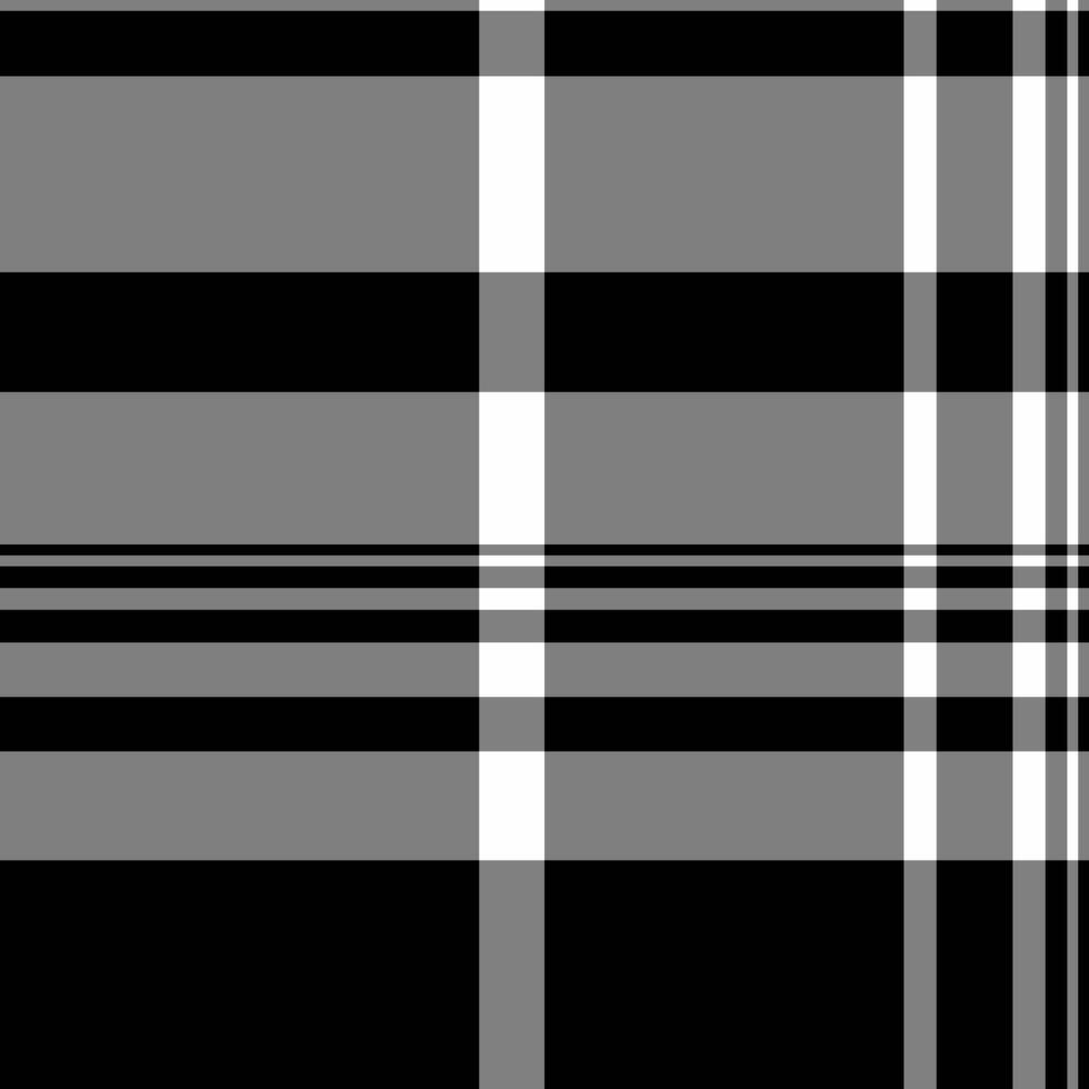 Linear texture textile background, installing plaid check. Folklore fabric seamless tartan pattern in gray and black colors. vector