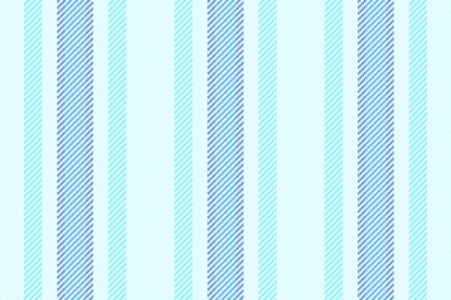 Creation lines seamless fabric, serene background texture. Scratch vertical textile stripe pattern in light and light cyan colors. vector