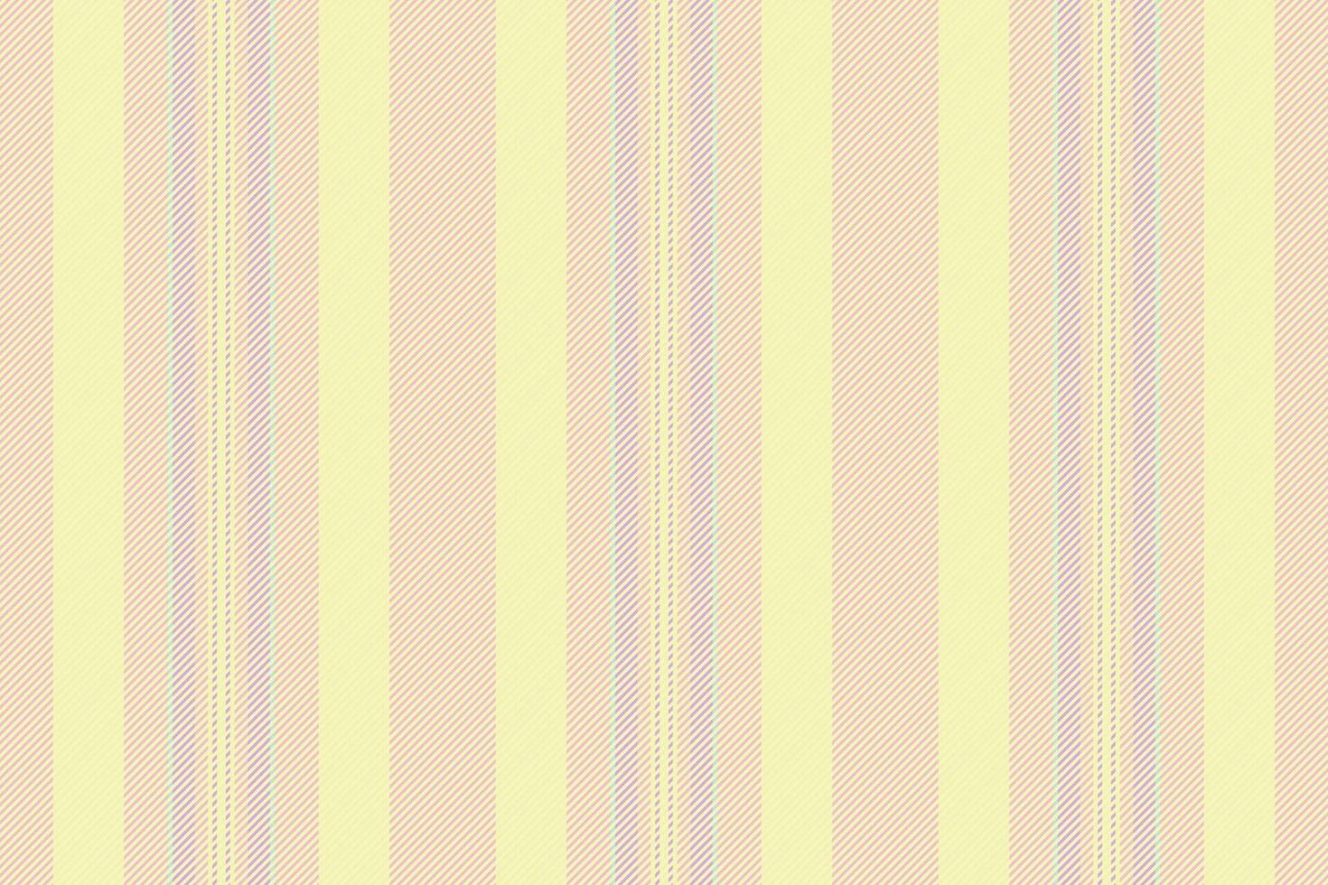 Refresh seamless fabric pattern, serene vertical textile texture. Satin stripe background lines in light color. vector