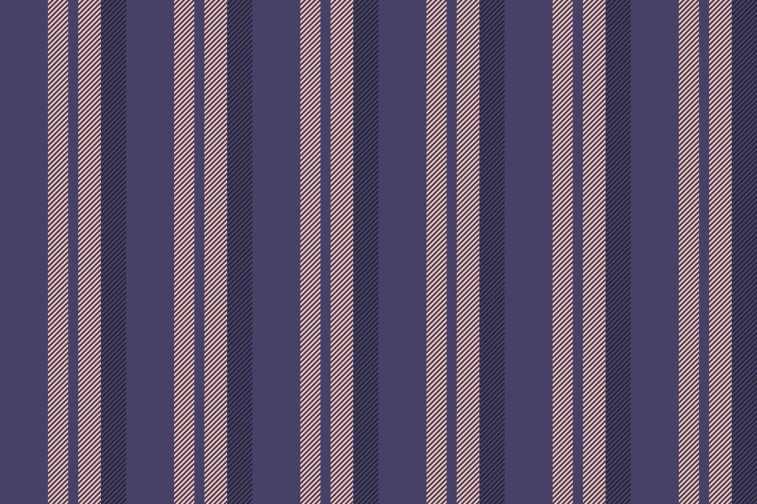 Path fabric seamless stripe, italy texture textile background. Floor vertical pattern lines in indigo and orange colors. vector