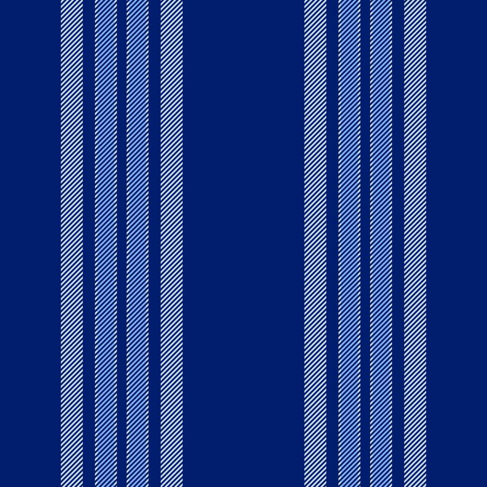 Aged textile seamless, deco pattern stripe background. Layer fabric vertical texture lines in blue and light colors. vector