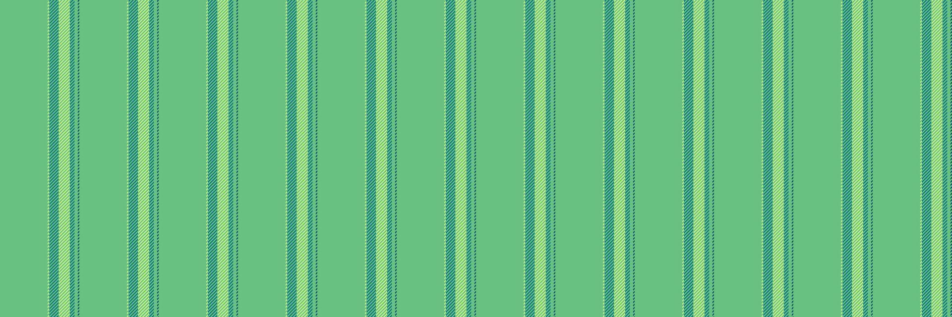 Sparse seamless fabric, industrial stripe vertical lines. Multicoloured texture textile background pattern in green and cyan colors. vector