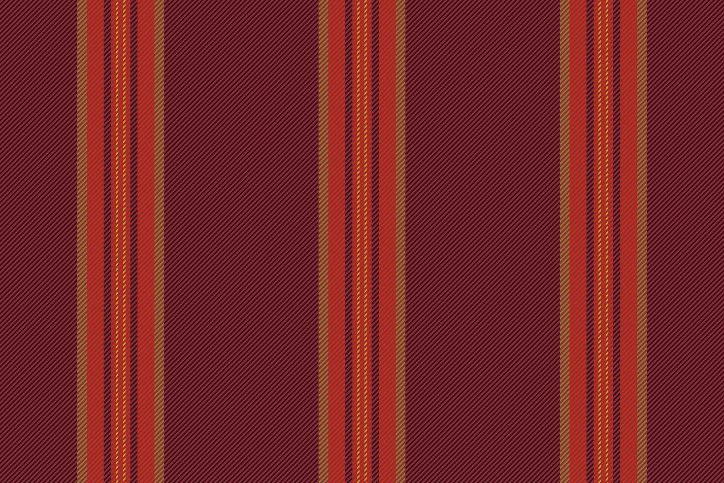 Pctober stripe fabric pattern, designer texture background seamless. Lulticolor textile lines vertical in red and orange colors. vector