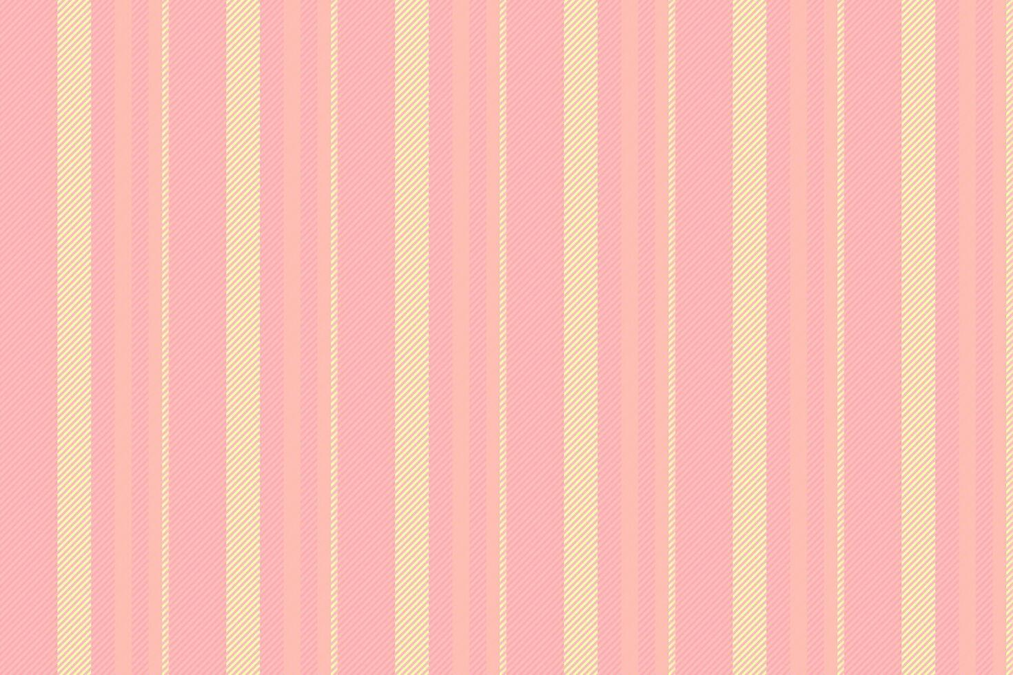 Dage vertical fabric textile, manufactory texture lines. Pnstalling stripe background seamless pattern in light and red colors. vector