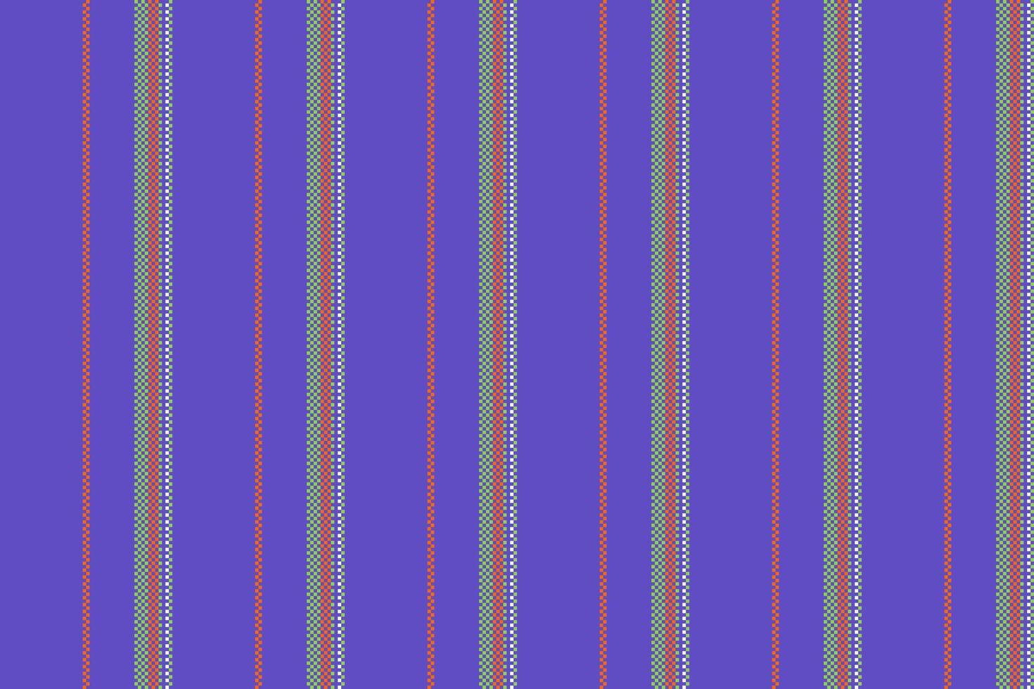 Occupation background fabric pattern, school texture lines seamless. Perfection stripe vertical textile in indigo and green colors. vector