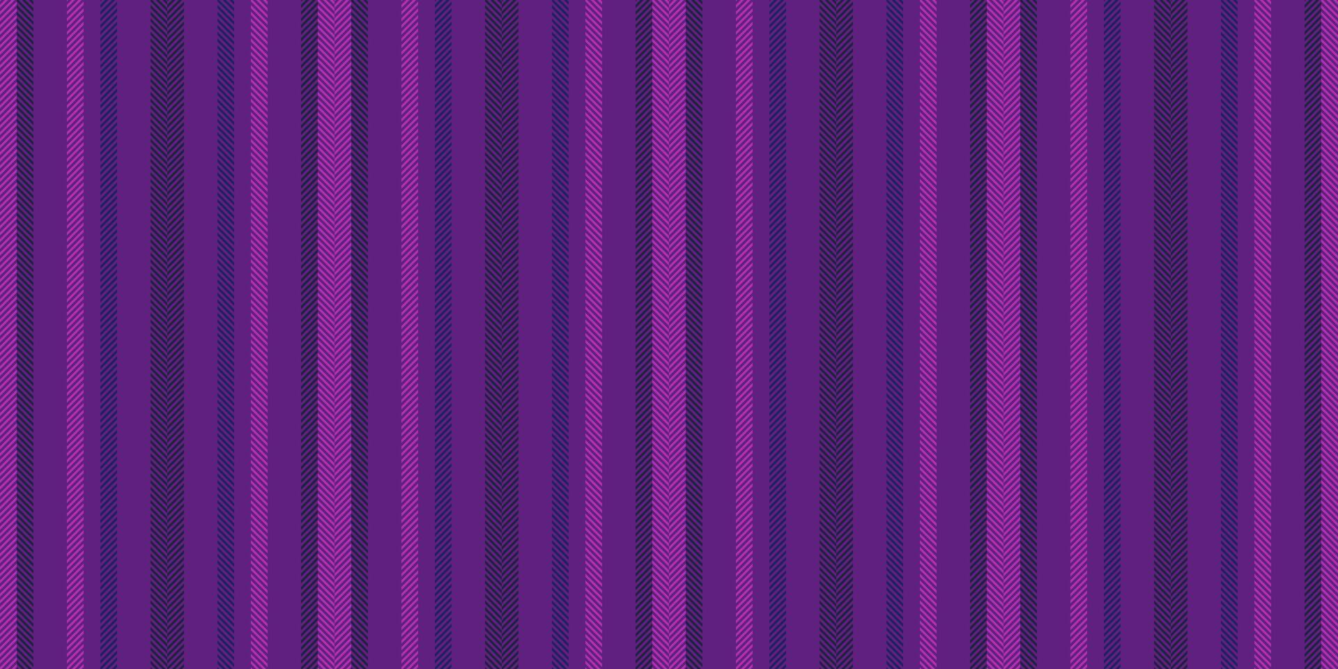 Mayer texture vertical, durable textile lines stripe. Lsa seamless fabric background pattern in violet and purple colors. vector