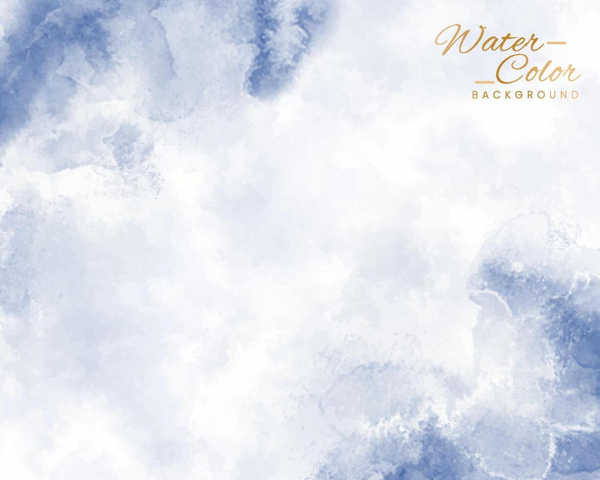 Soft watercolor color field background with minimal blending. vector