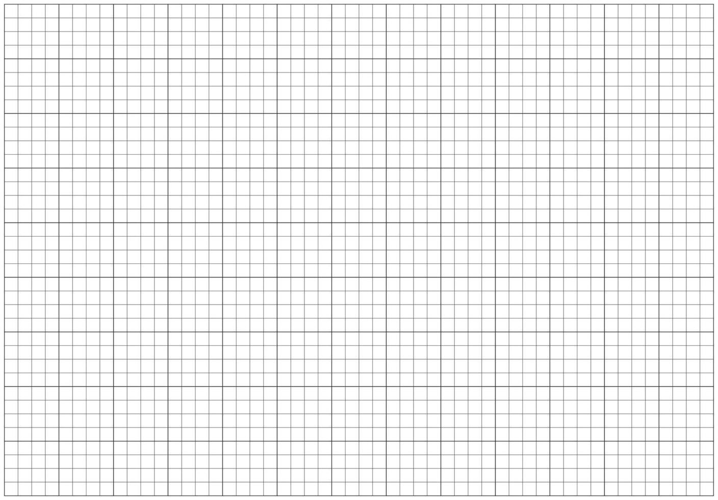 Squared grid paper pattern. Notebook sheet blank. Mathematics typography template for making notebooks production for school. Education simple backdrop. Mesh graph black texture on a white background. vector