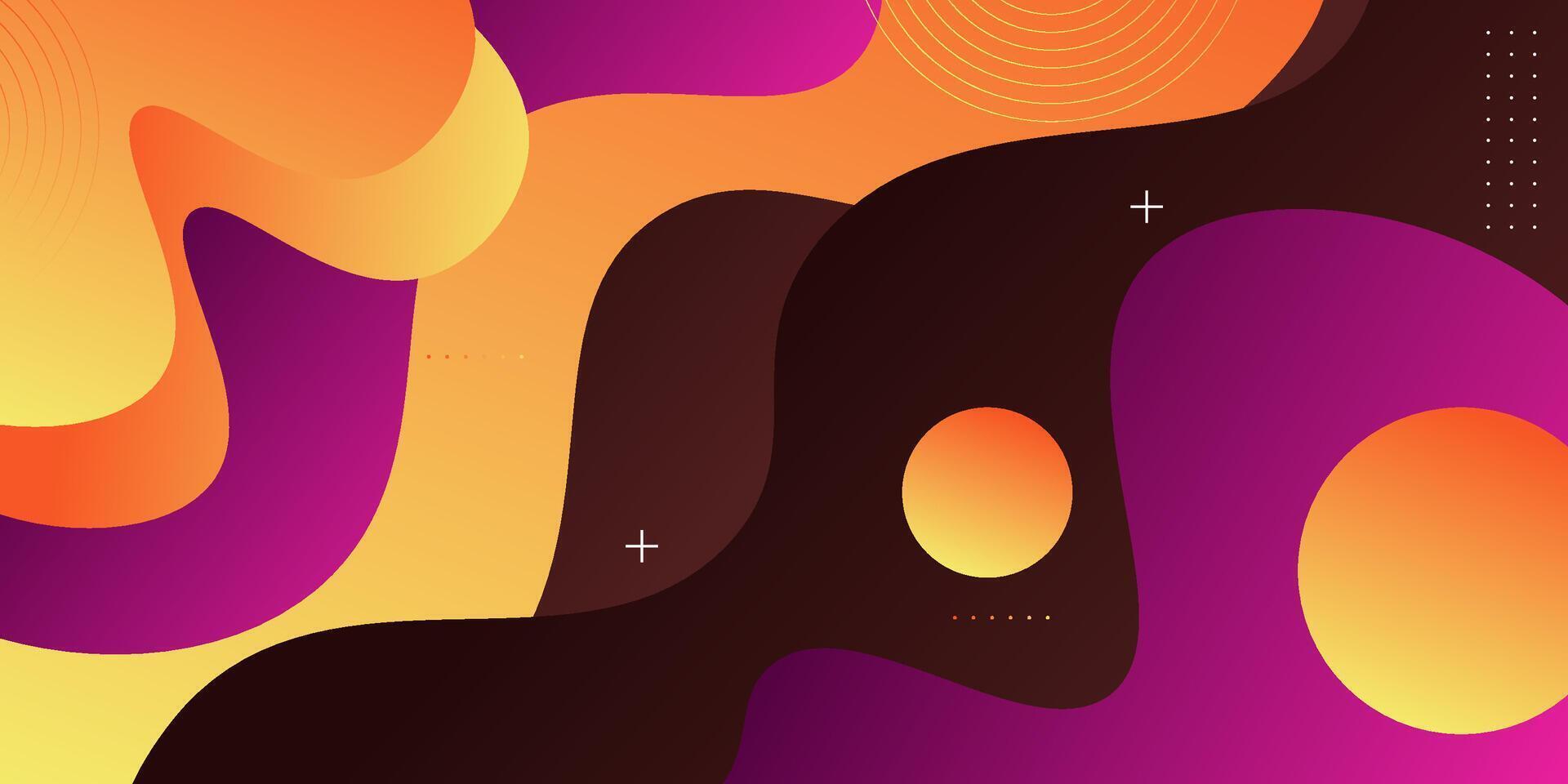 Minimalist abstract fluid wave background. Trendy and colorful wave element color background. EPS10. vector