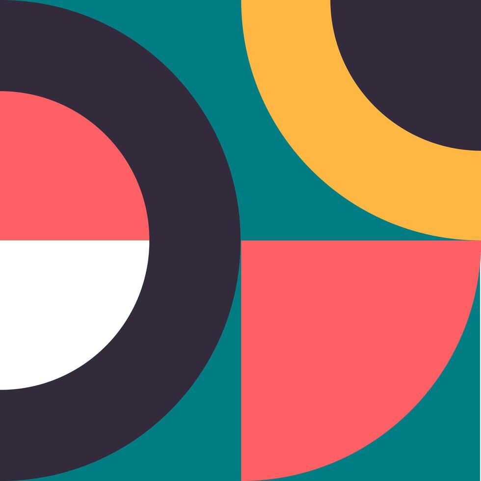 Abstract geometric pattern forming colorful modern background vector