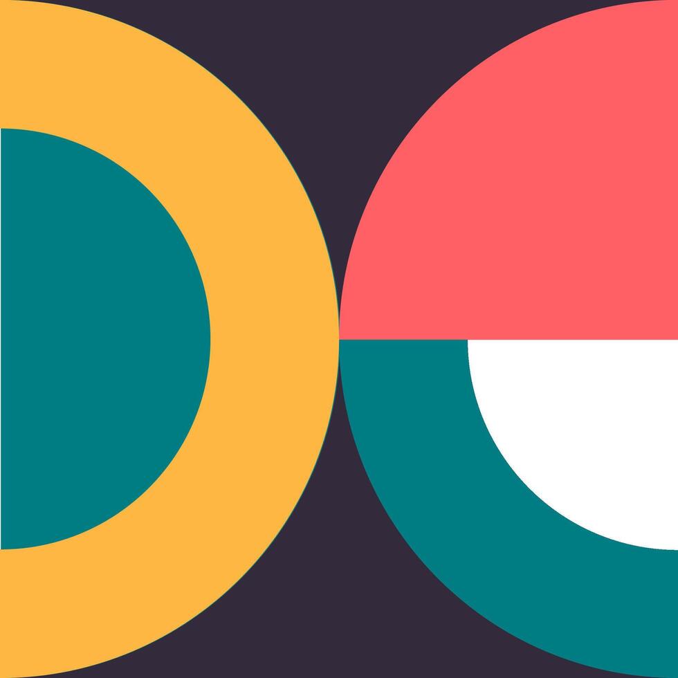 Abstract geometric pattern forming colorful modern design vector