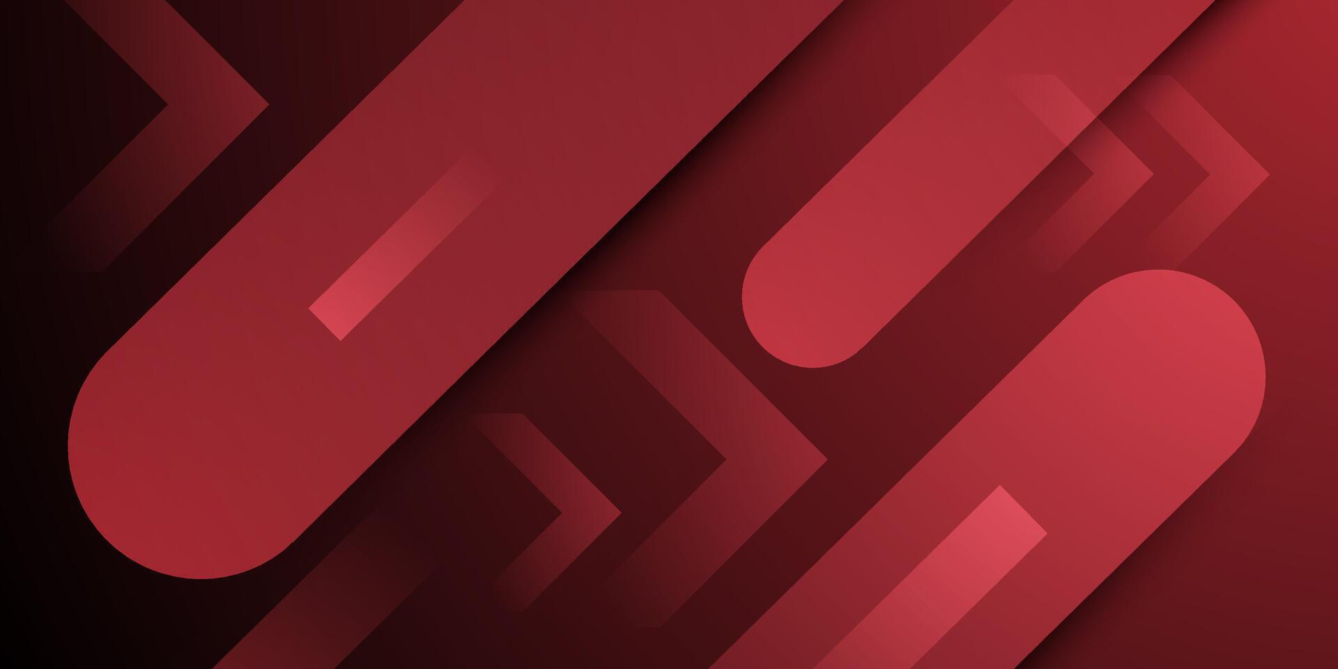 Abstract dark red dynamic color background design. Trendy shapes pattern geometric banner background element concept. vector