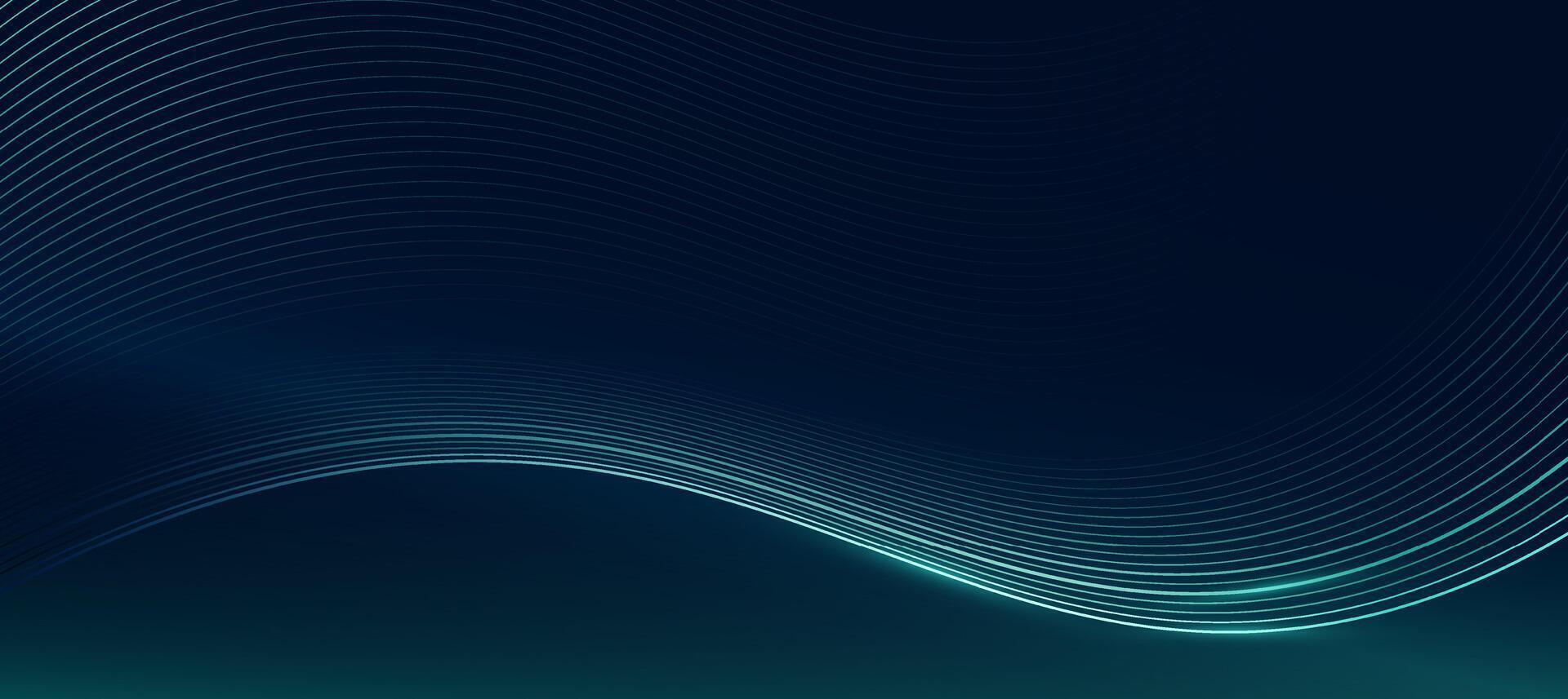 Abstract Technology green curve, Modern tech banner, corporate business concept, hi-tech abstract background for presentation business or tech event poster EPS 10 vector