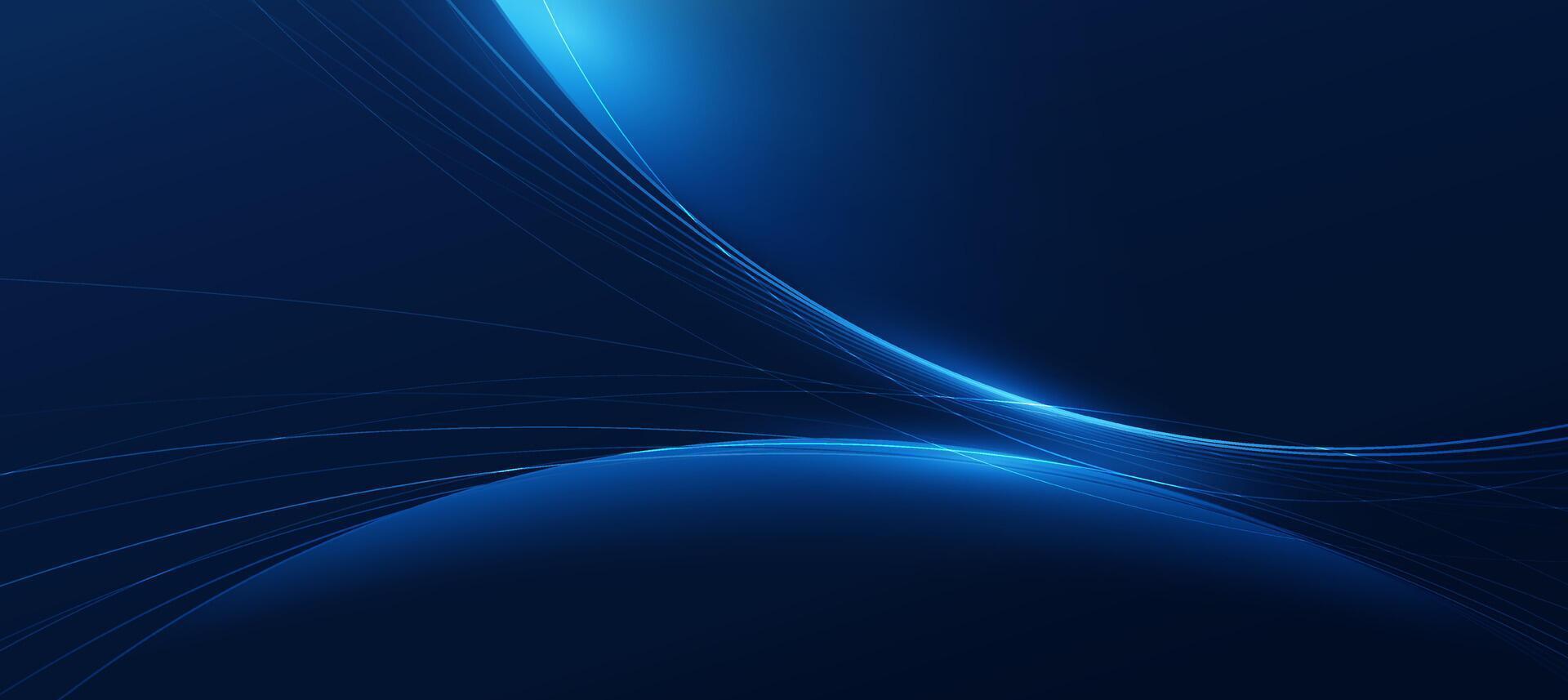 Technology digital blue flow background, modern tech banner, corporate business concept,curve abstract background for presentation business or tech event poster EPS 10 vector
