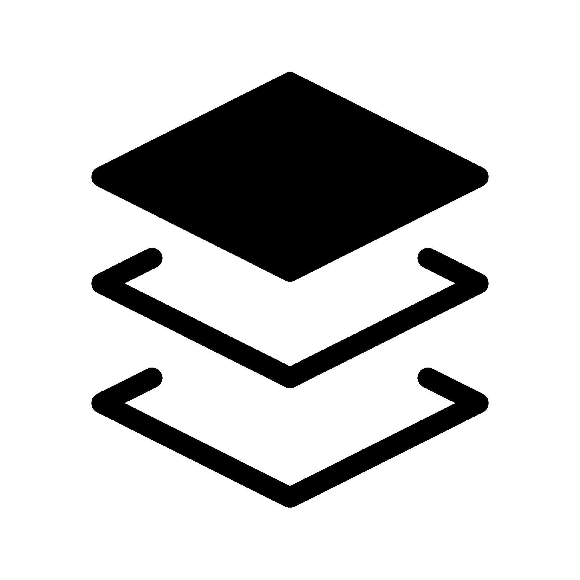 Layers Stacked Objects Icon 75405435 Vector Art at Vecteezy