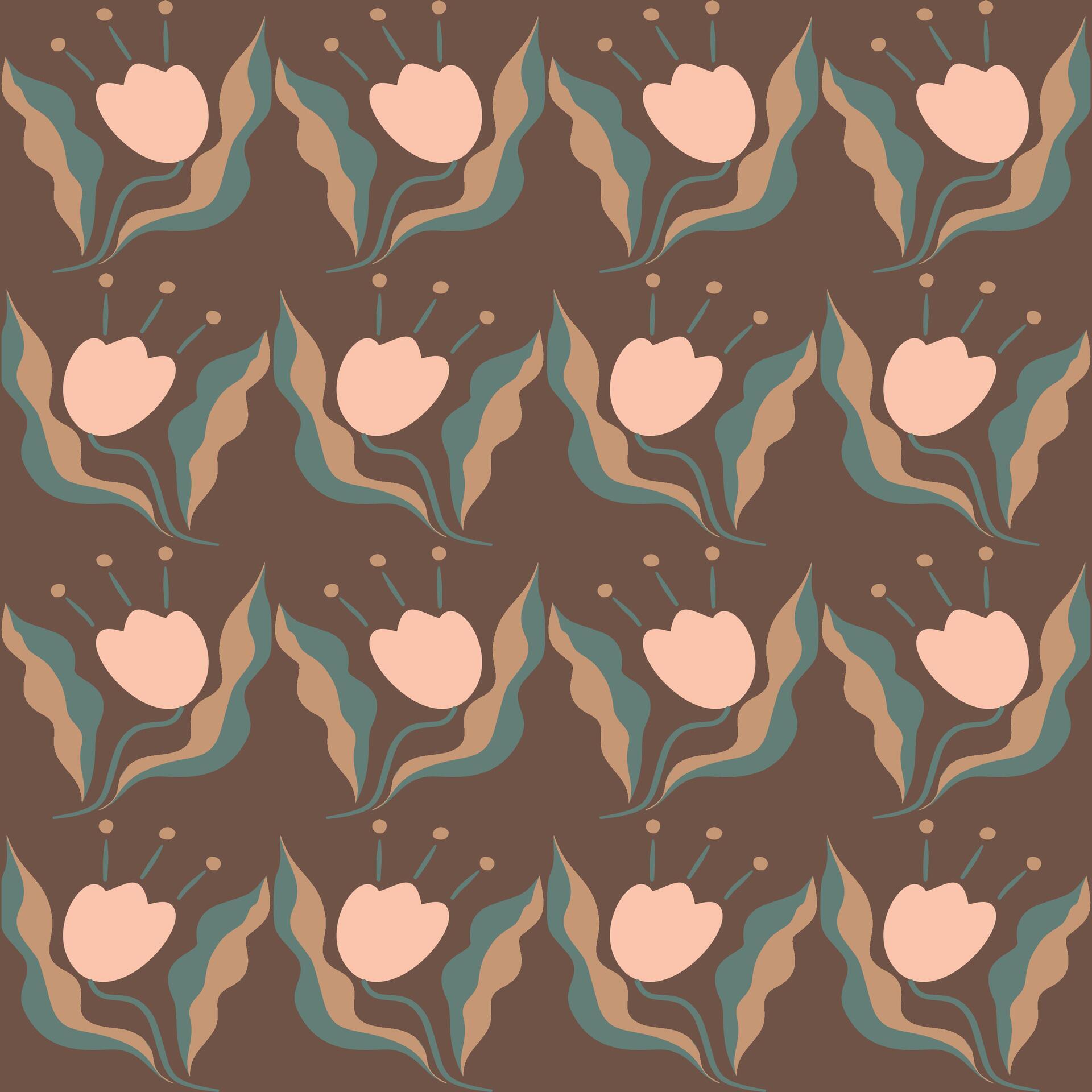 Repeating Basic Floral Background 75710606 Vector Art at Vecteezy