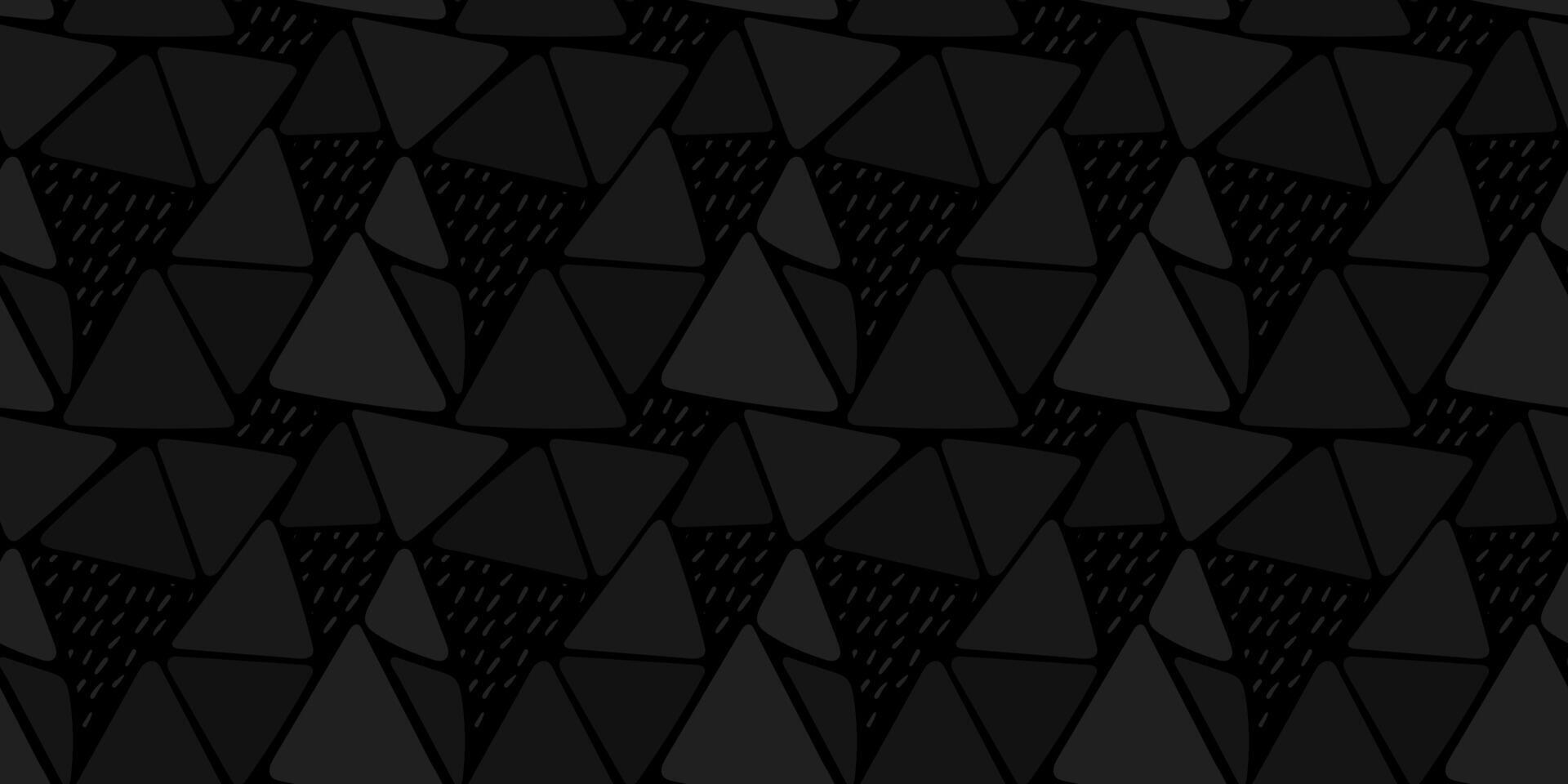 Black triangular pattern design vector