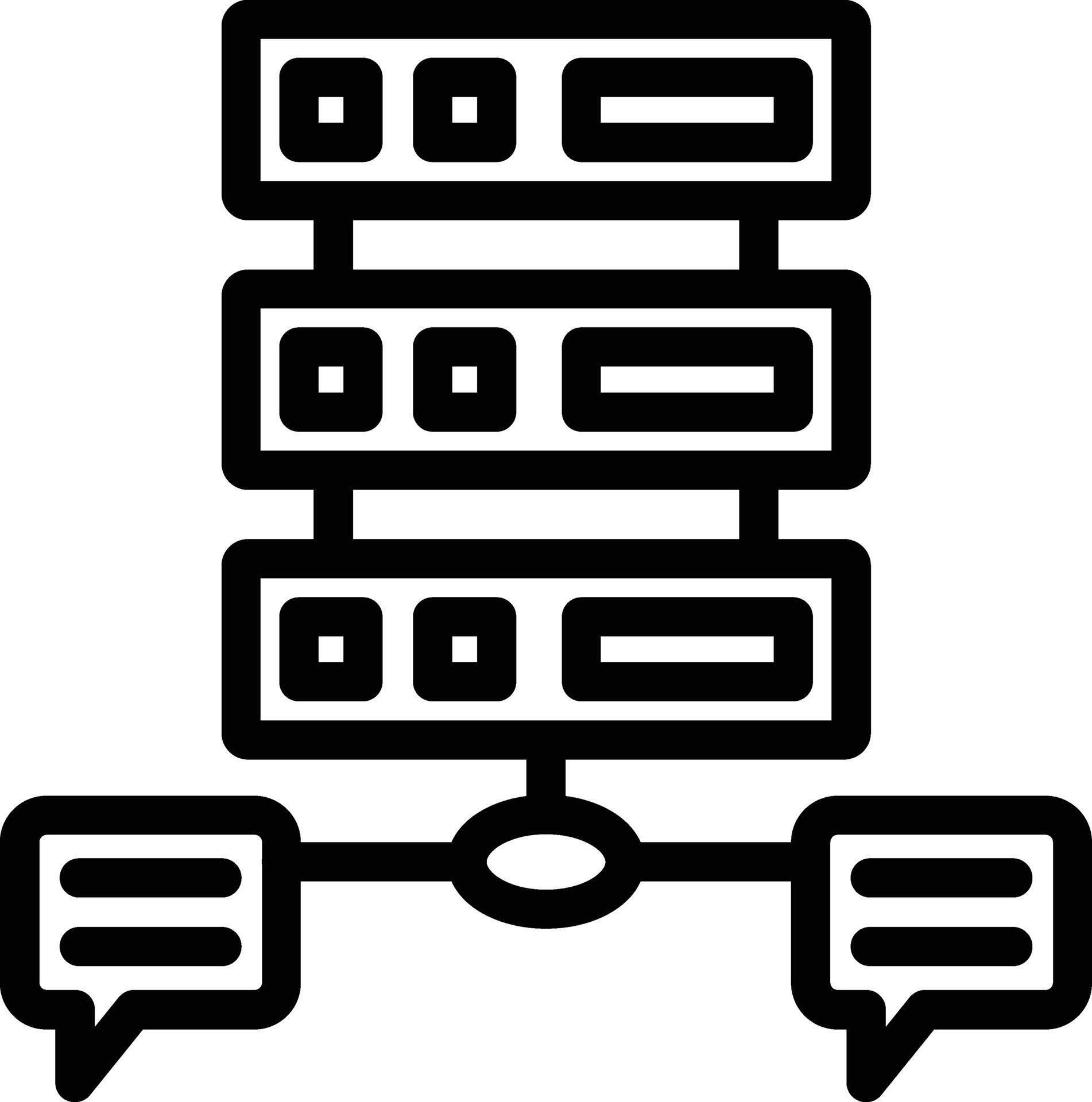 Database Chat Icon 76246274 Vector Art at Vecteezy