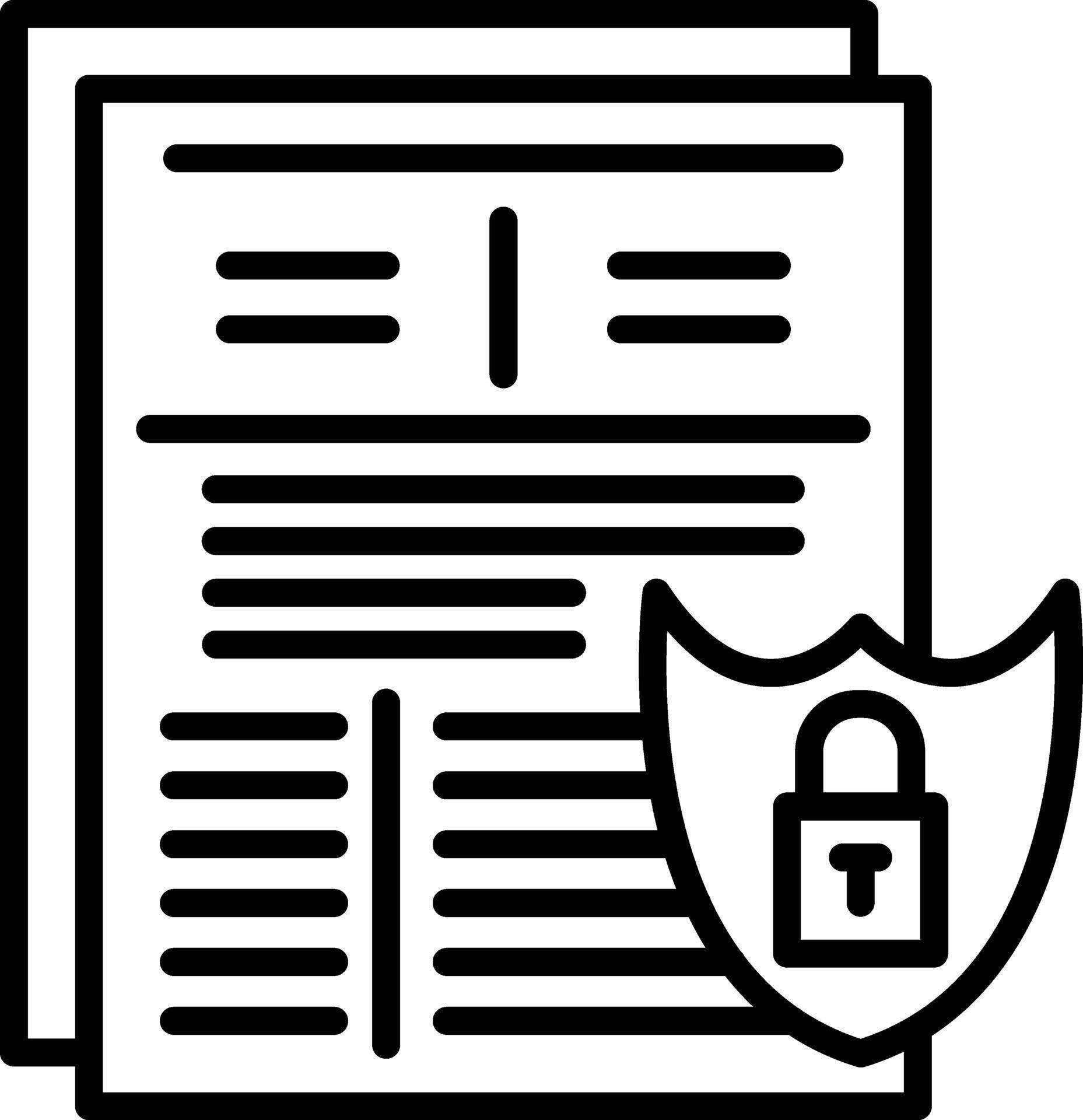 Document Security Icon 76246832 Vector Art at Vecteezy