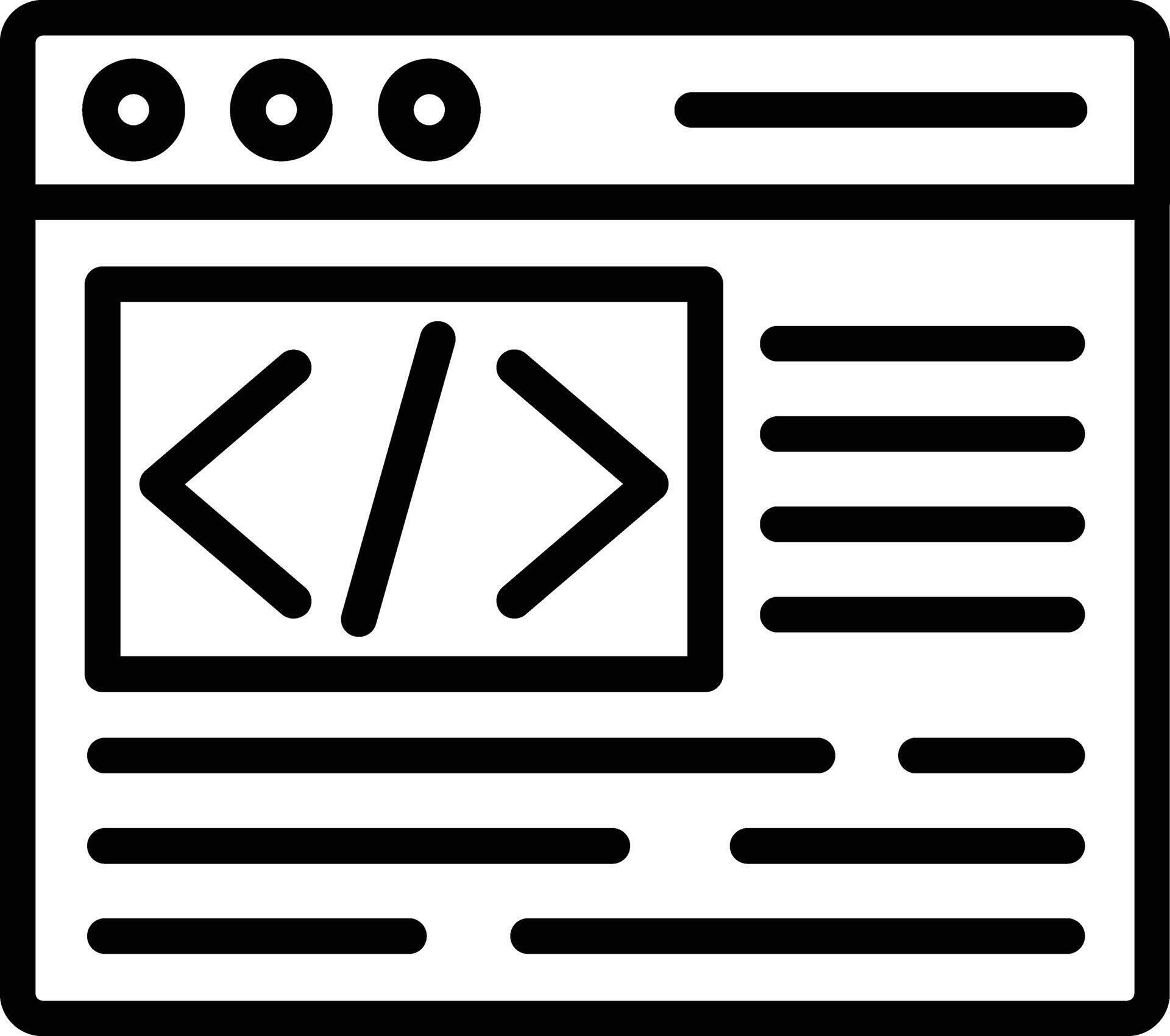 Code Detailed Icon 76247382 Vector Art at Vecteezy