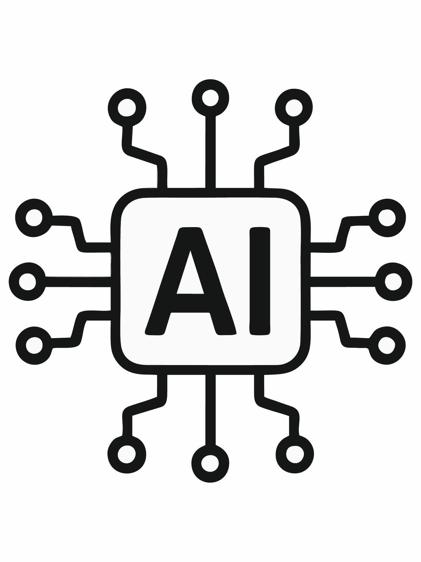 AI Microchip Processor Icon 76288556 Vector Art at Vecteezy