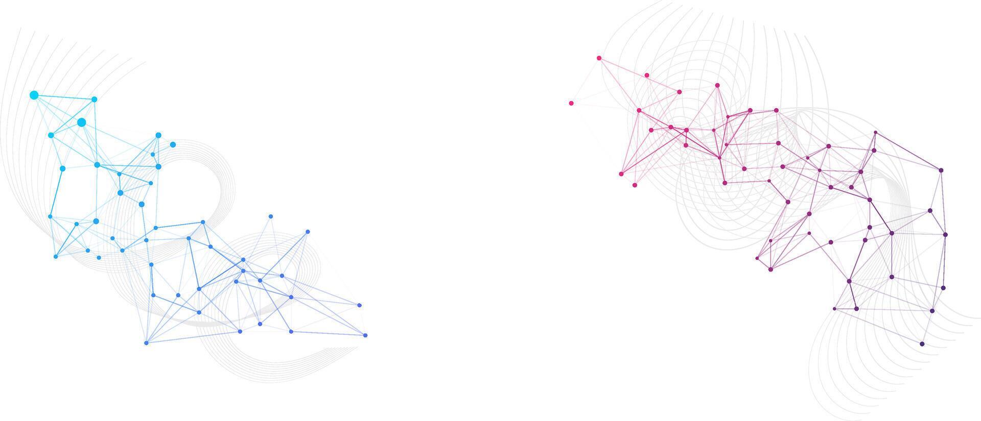 Discus Visualization Plexus Data Visualization Digital Communication Concept 76334768 Vector ...
