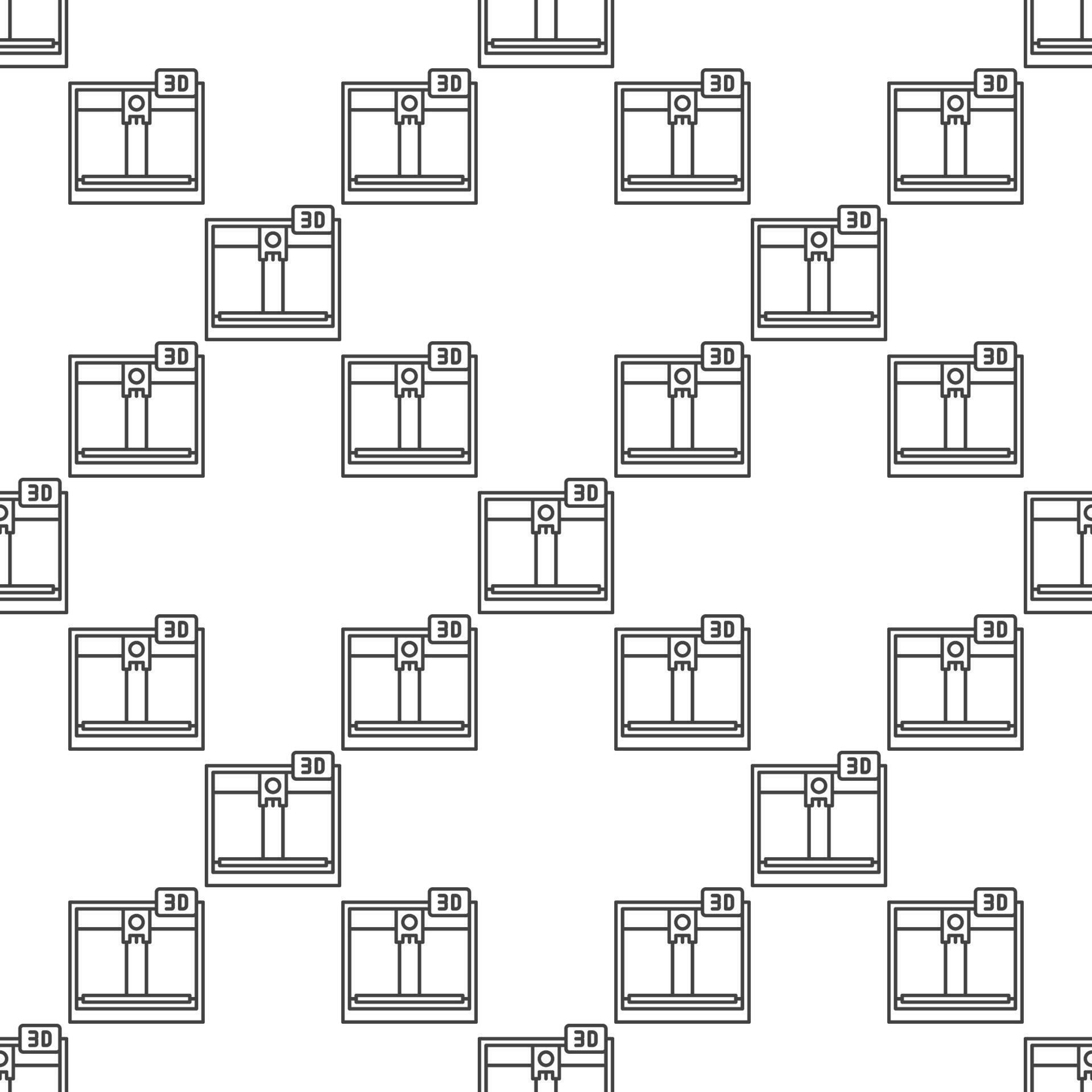 3d View Pattern Simple 3D Printer linear simple seamless pattern 76783416 Vector Art at Vecteezy