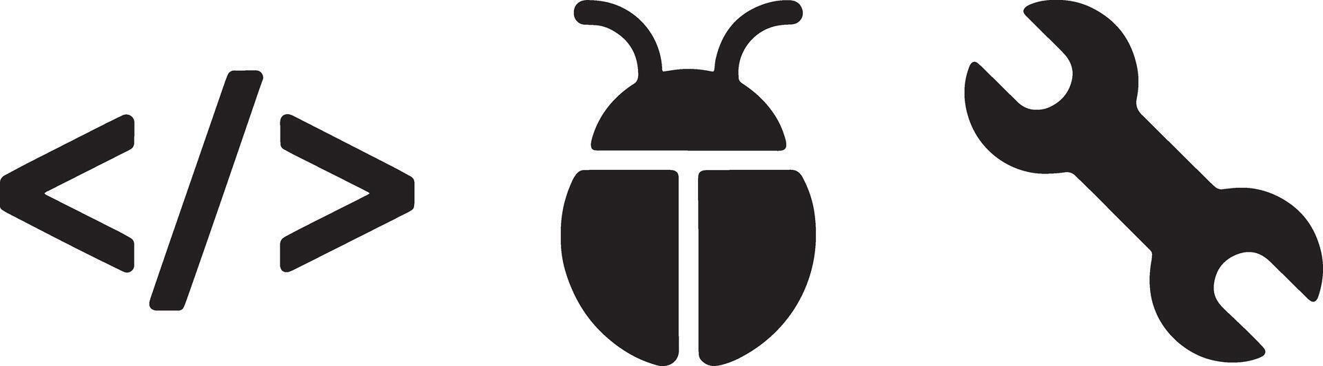 Coding bug fixing and debugging with coding symbols and tools 76978658 ...