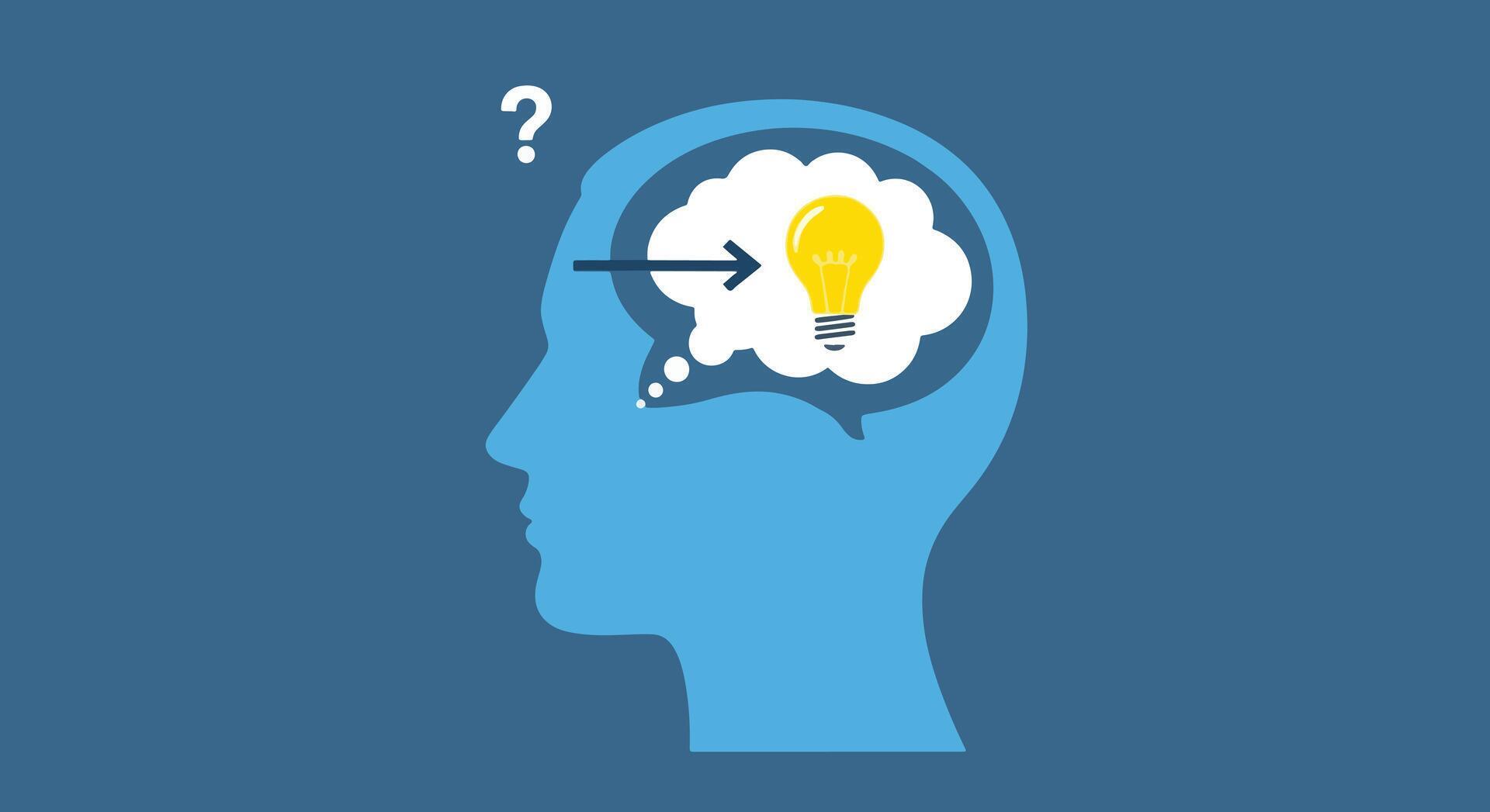 Idea generation creative thinking problem solving concept 76979860 ...