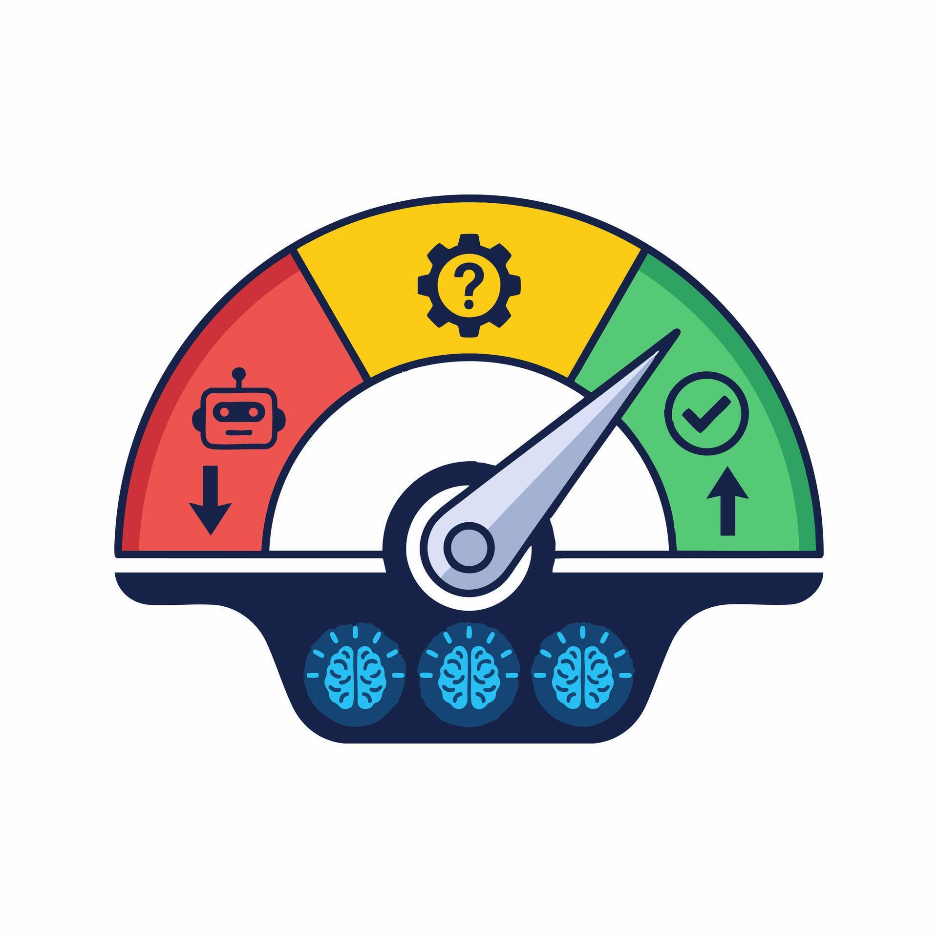 problem solving performance meter 77079400 Vector Art at Vecteezy
