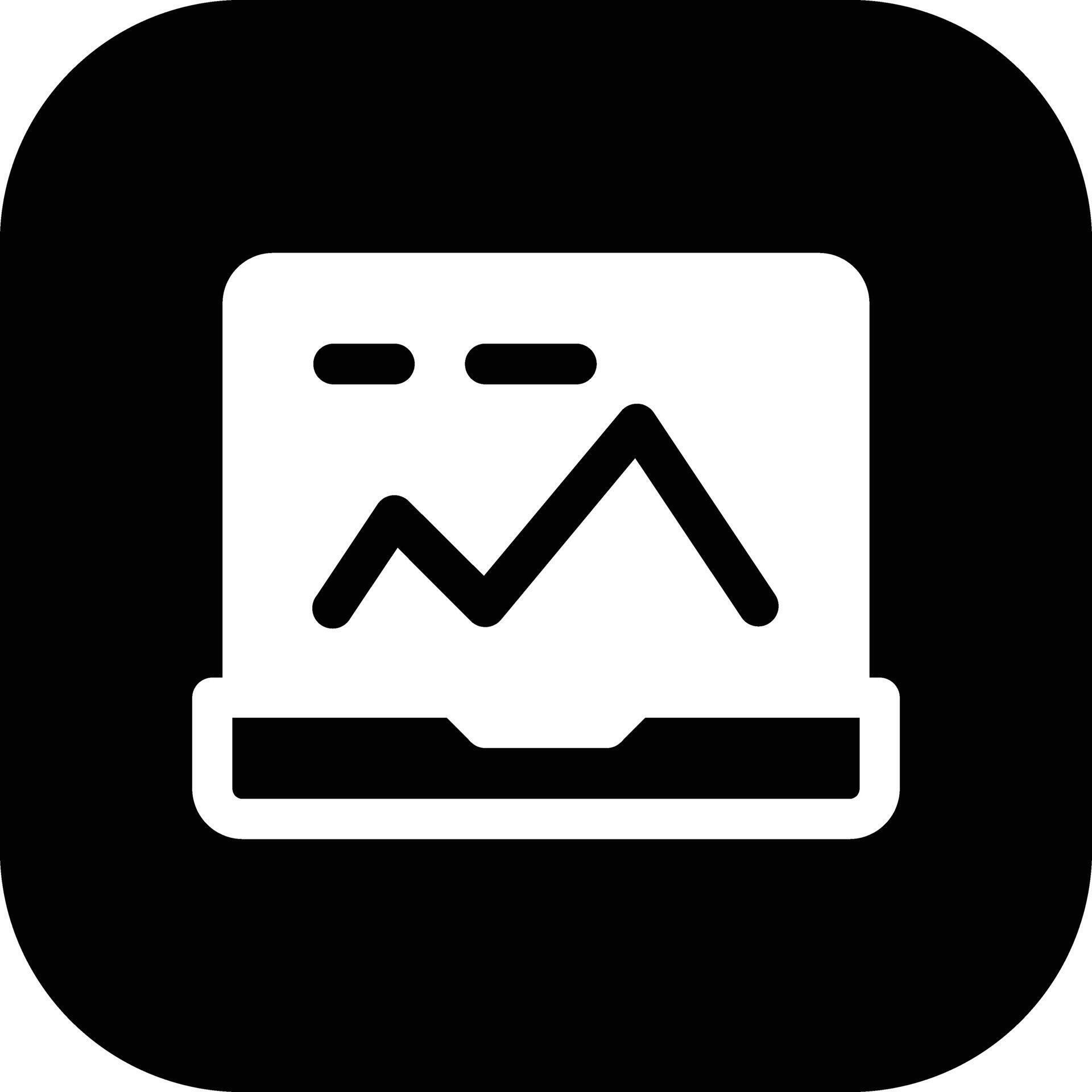 Data Analysis Graph Square button icon 77103776 Vector Art at Vecteezy