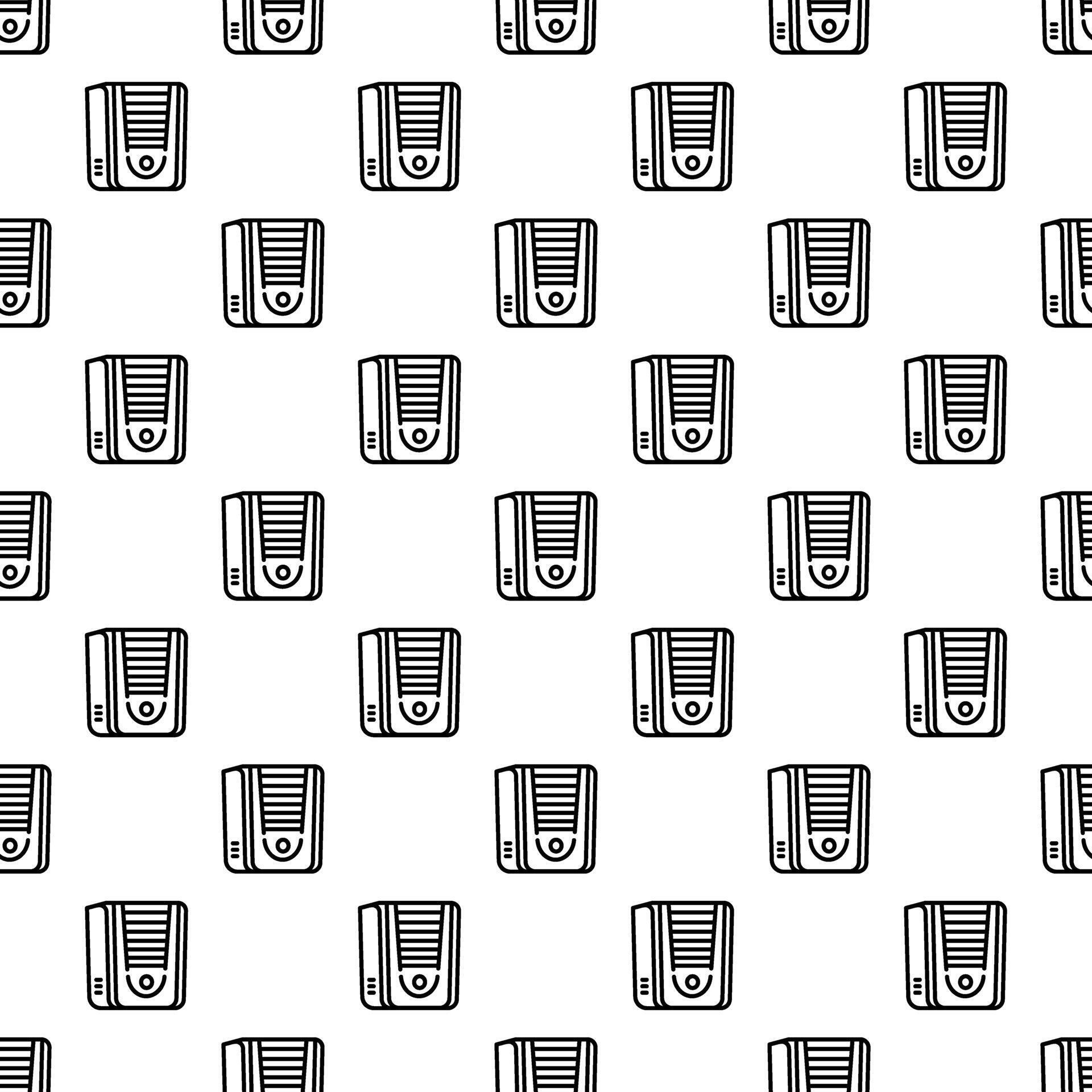 Server rack computer hardware seamless pattern tile 77232703 Vector Art ...