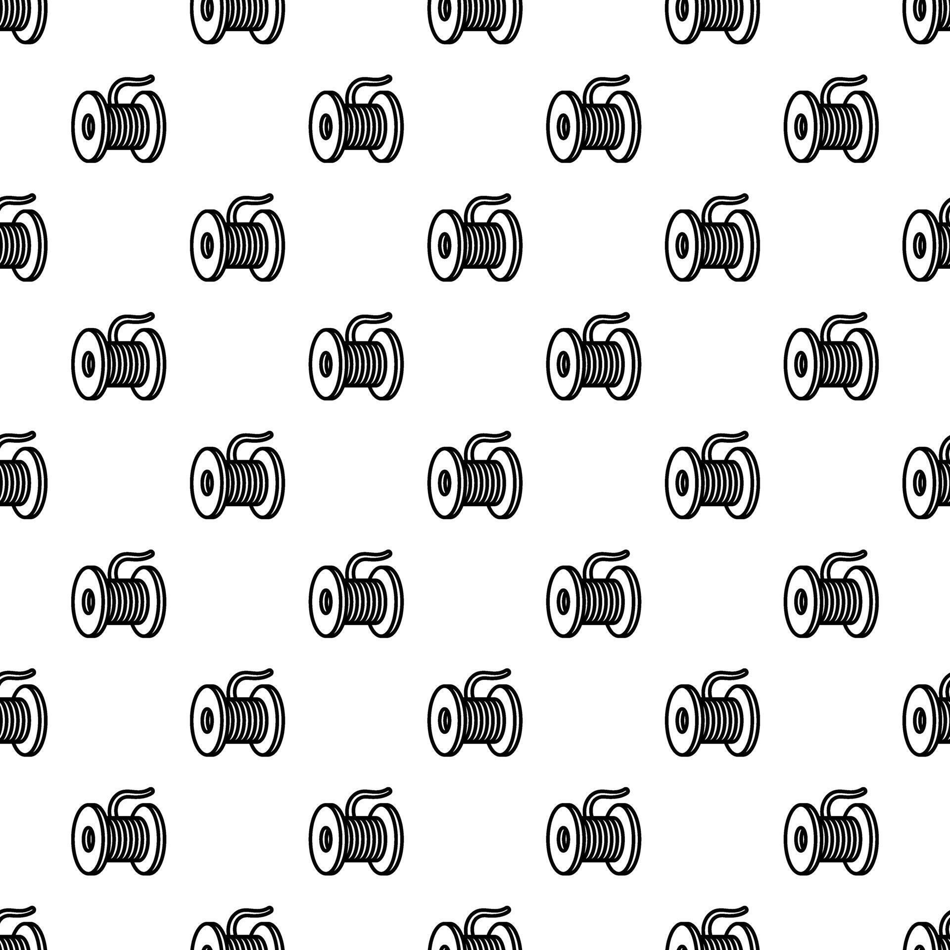 Thread spools seamless pattern for sewing background 77232968 Vector ...