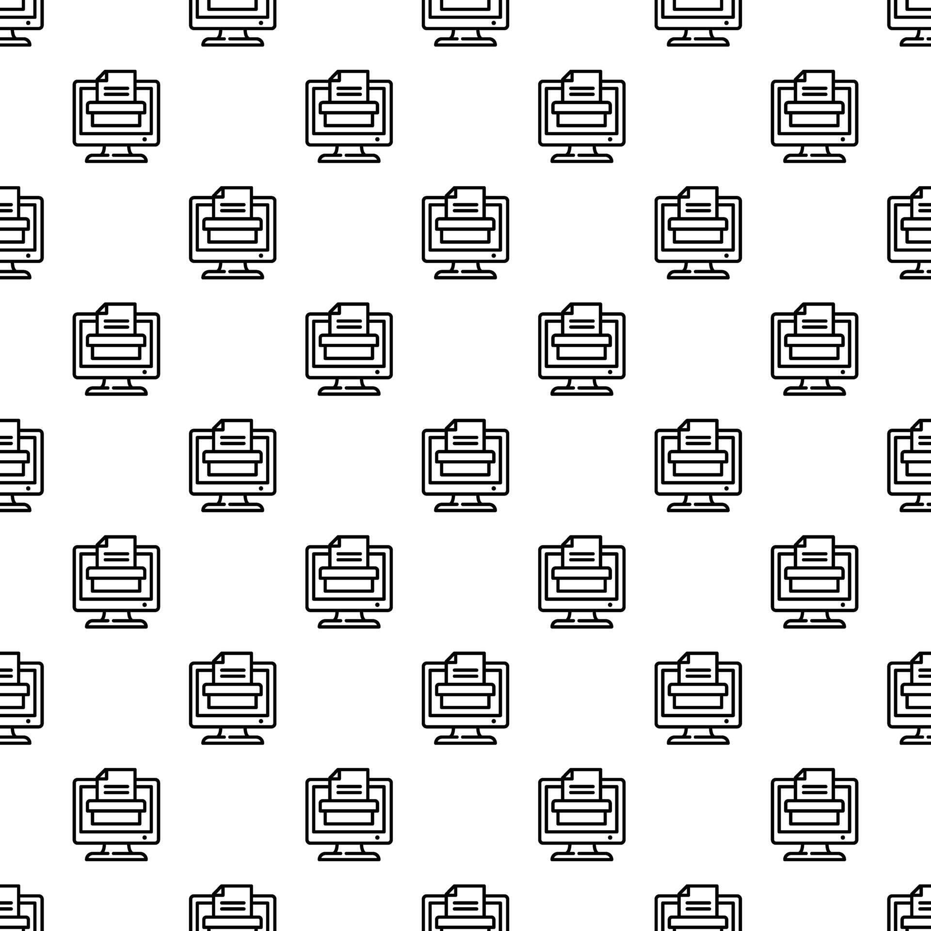 Computer Display Patern Digital document management on computer screen pattern 77234571 Vector ...