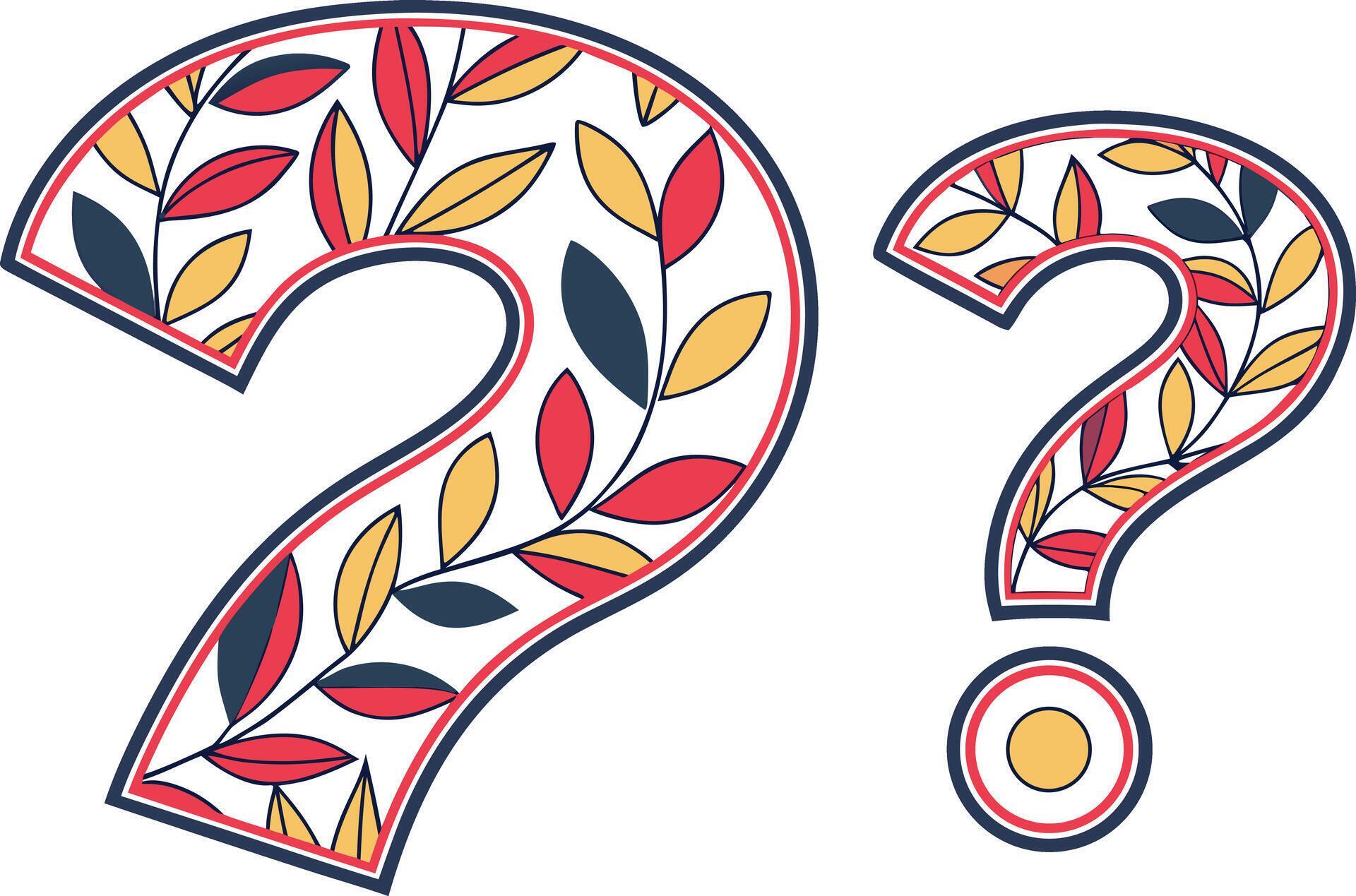 Question Mark Pattern Design 77305689 Vector Art at Vecteezy