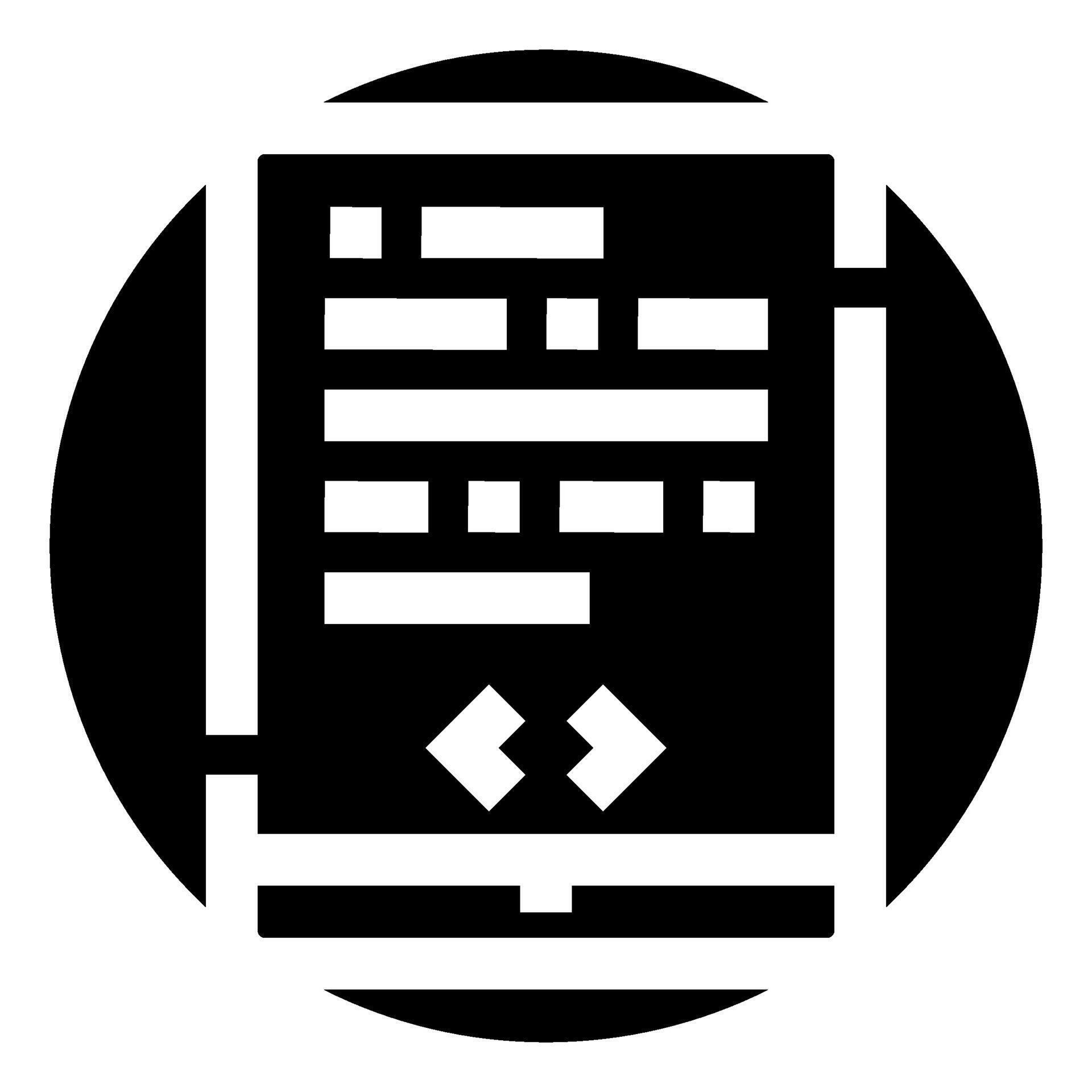 Software code development on document icon concept 77329989 Vector Art ...