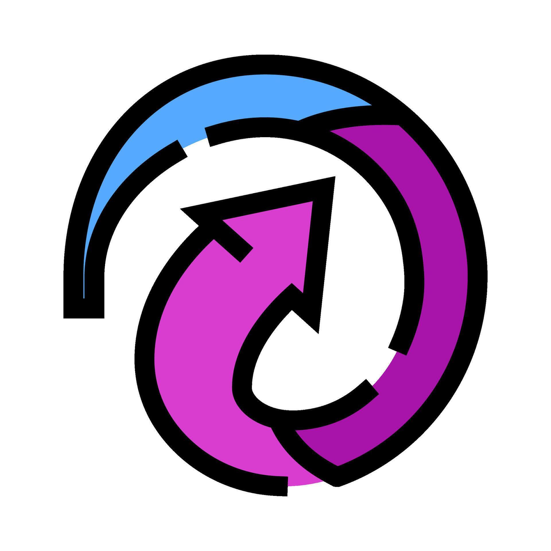 Refreshing data cycle process loop update concept 77332406 Vector Art ...