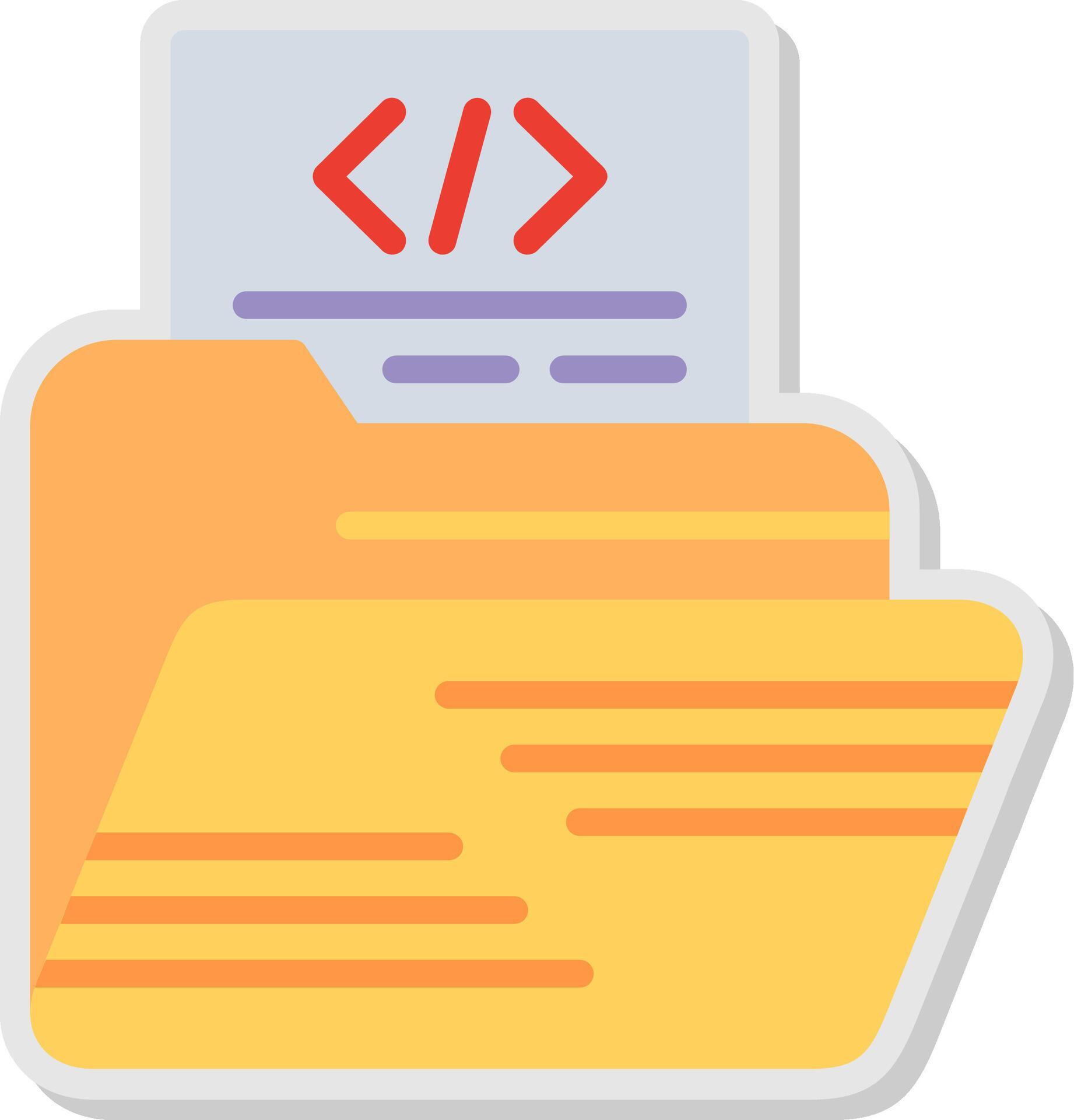 Coding Flat Shadow Design 77365104 Vector Art at Vecteezy