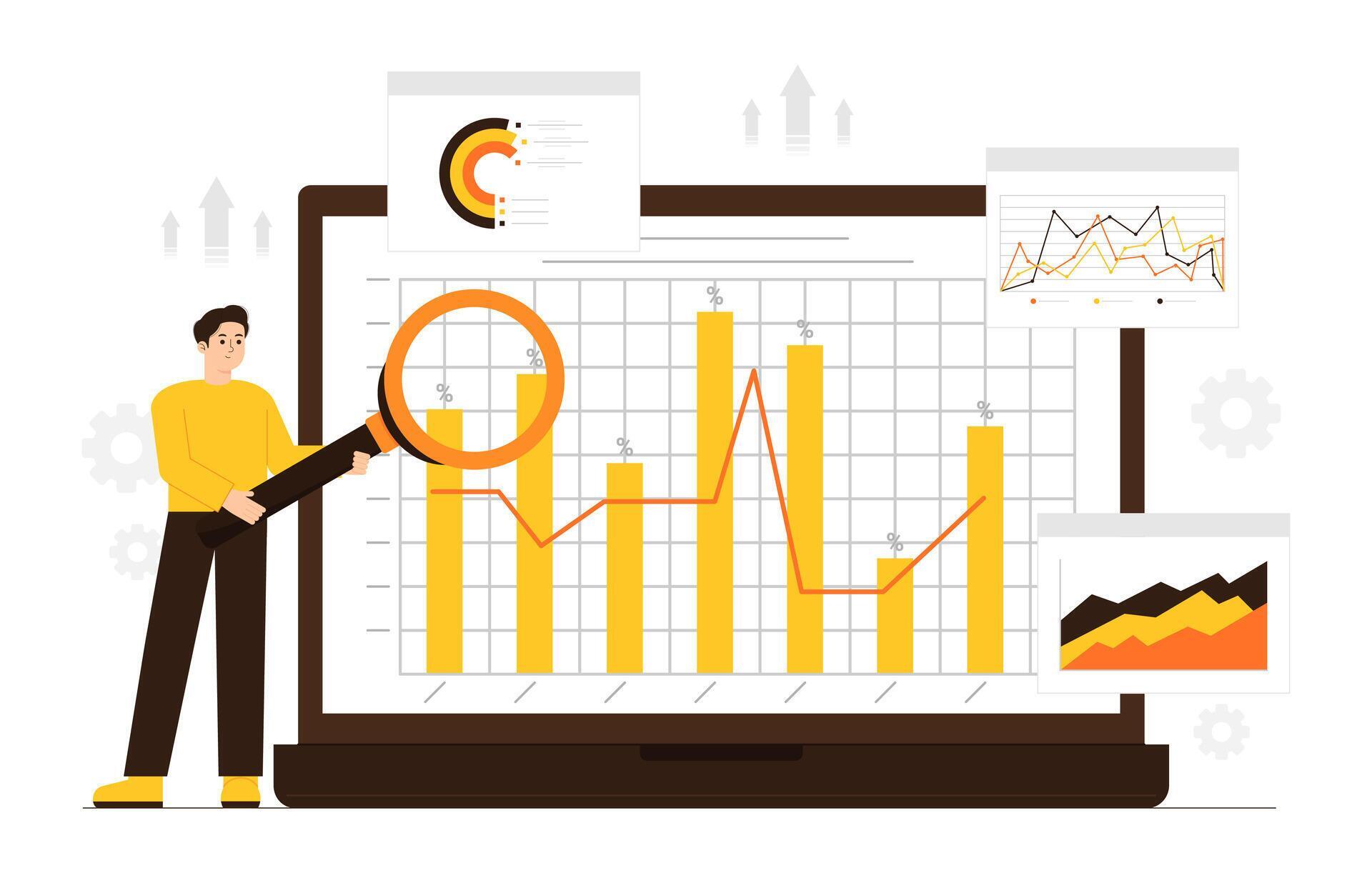 Data Analysis and Visualization Techniques 77413760 Vector Art at Vecteezy