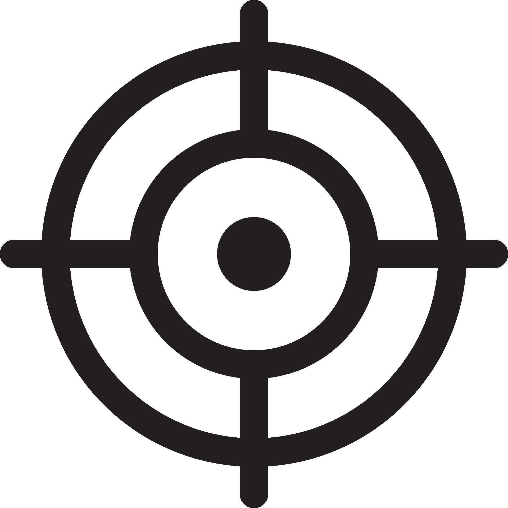Simple Target icon 77482175 Vector Art at Vecteezy
