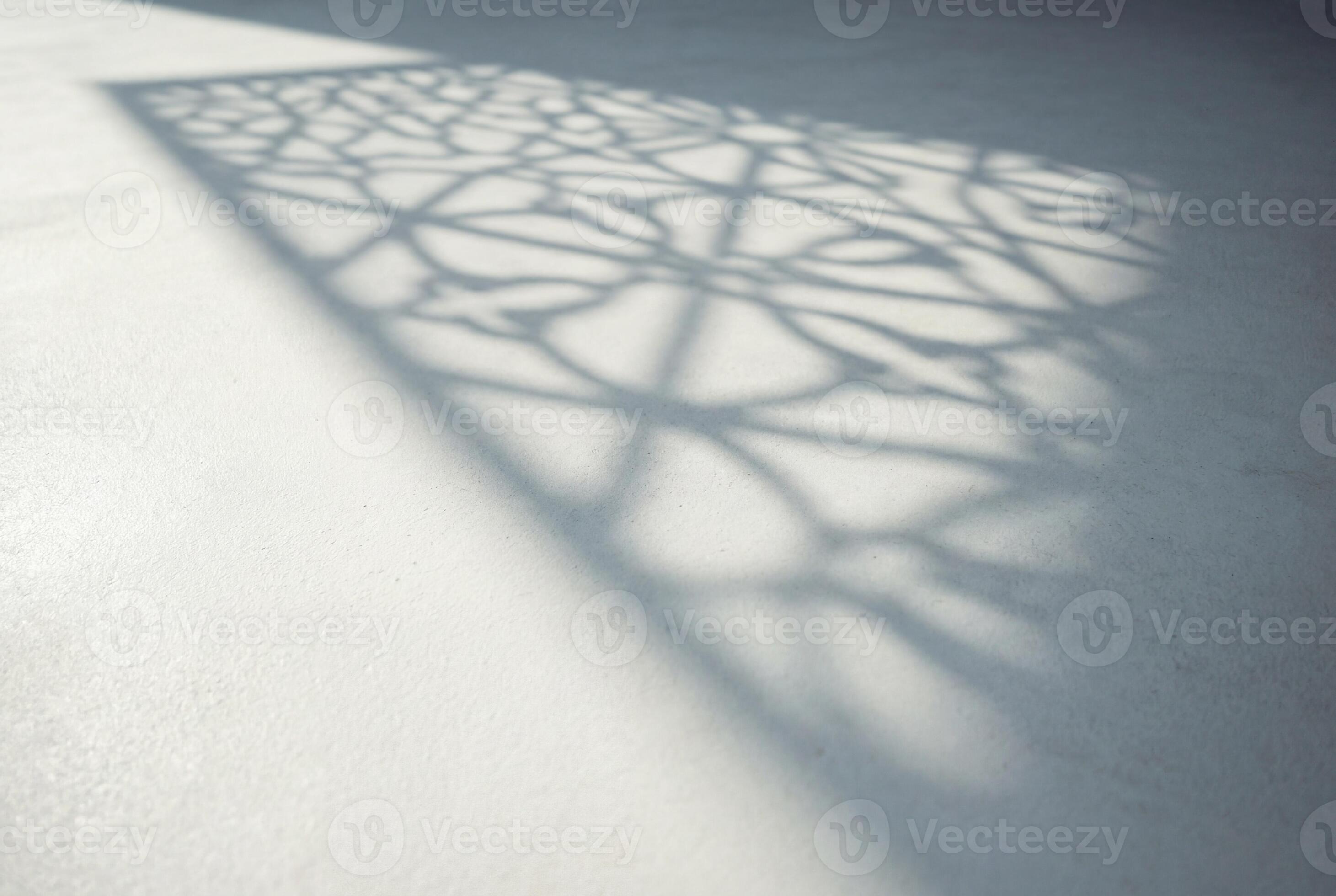 Abstract arabesque geometric shadow pattern on surface 77685310 Stock ...