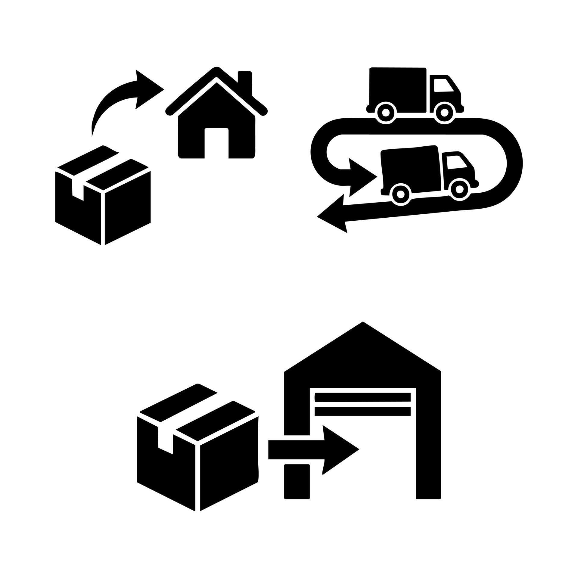 Return process shown as reverse arrow path 77711063 Vector Art at Vecteezy